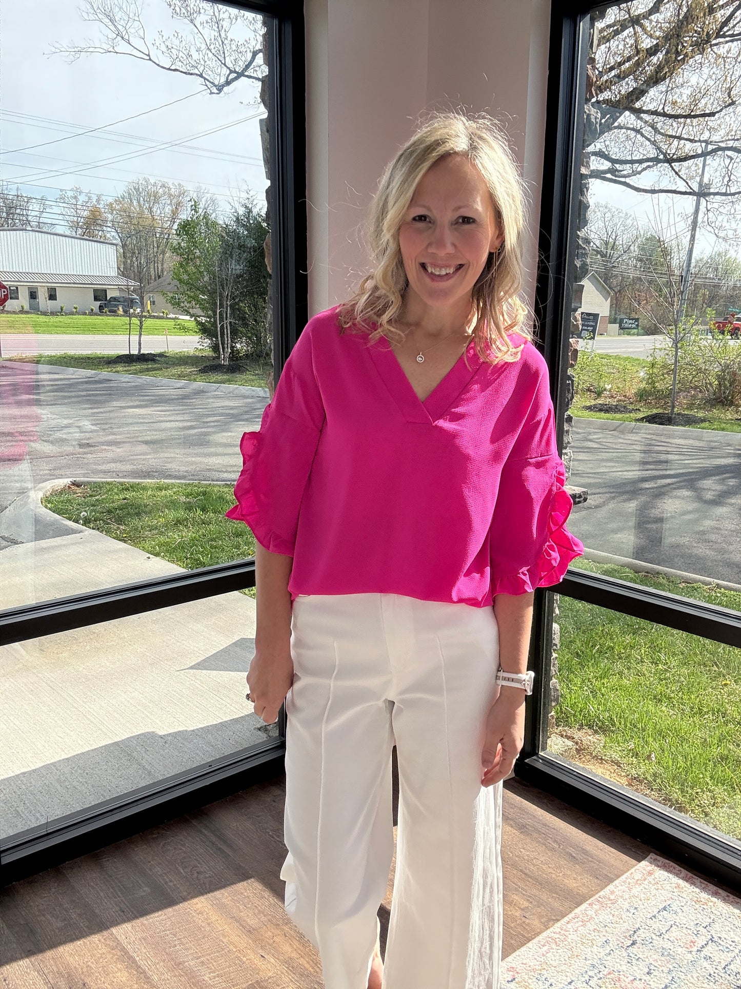 Ivory Breeze Wide Leg Pants