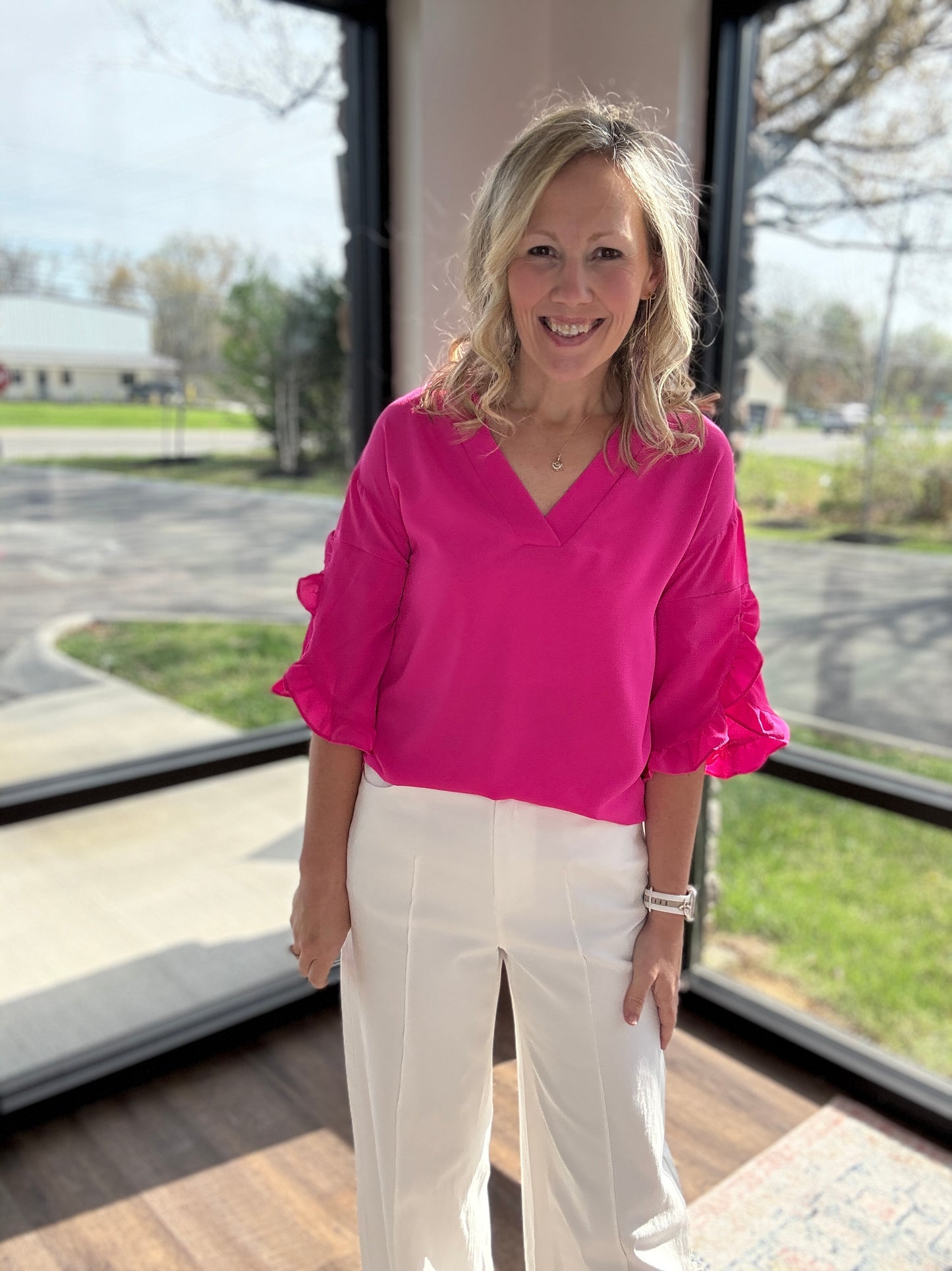 Ivory Breeze Wide Leg Pants