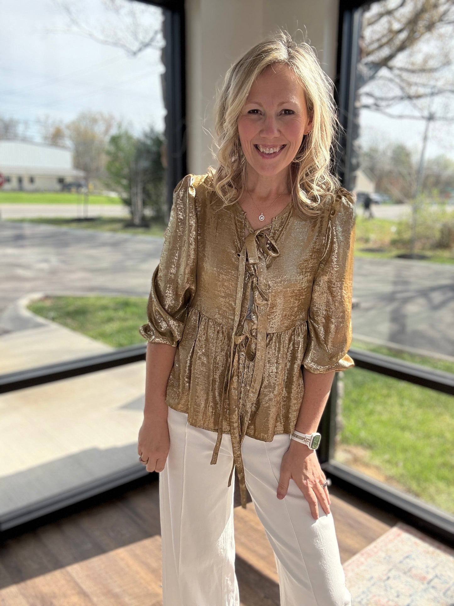 Ivory Breeze Wide Leg Pants