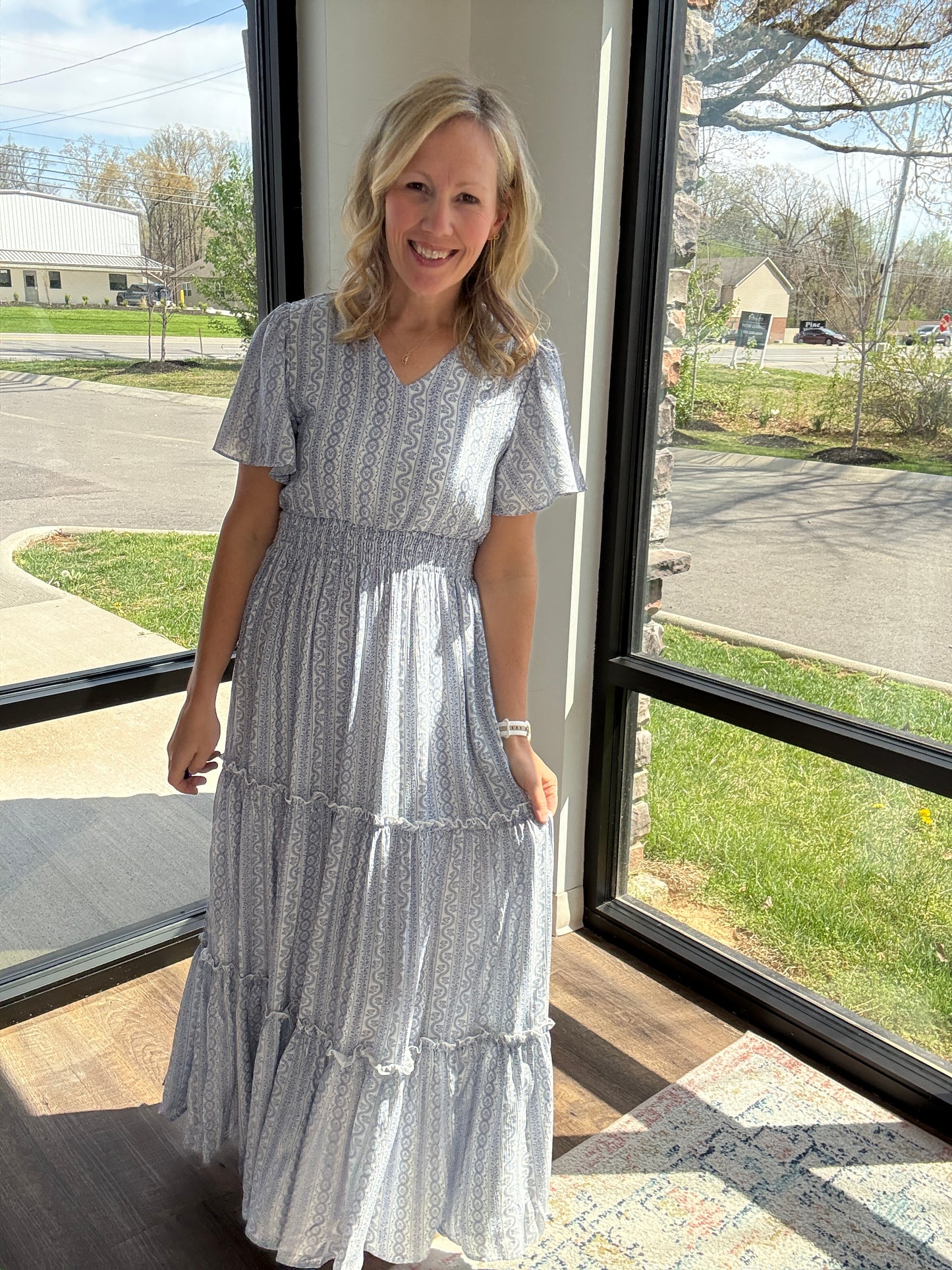 Porcelain Blue Dress