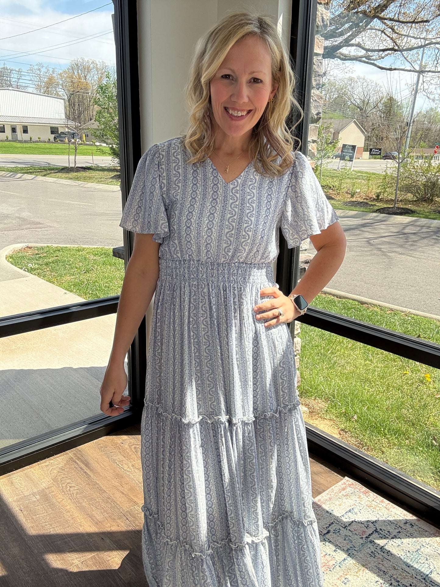 Porcelain Blue Dress