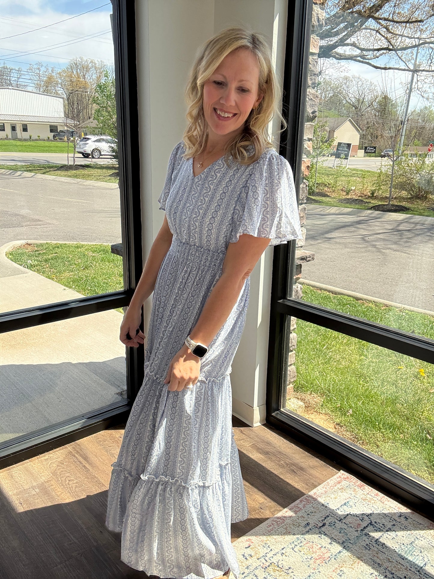 Porcelain Blue Dress