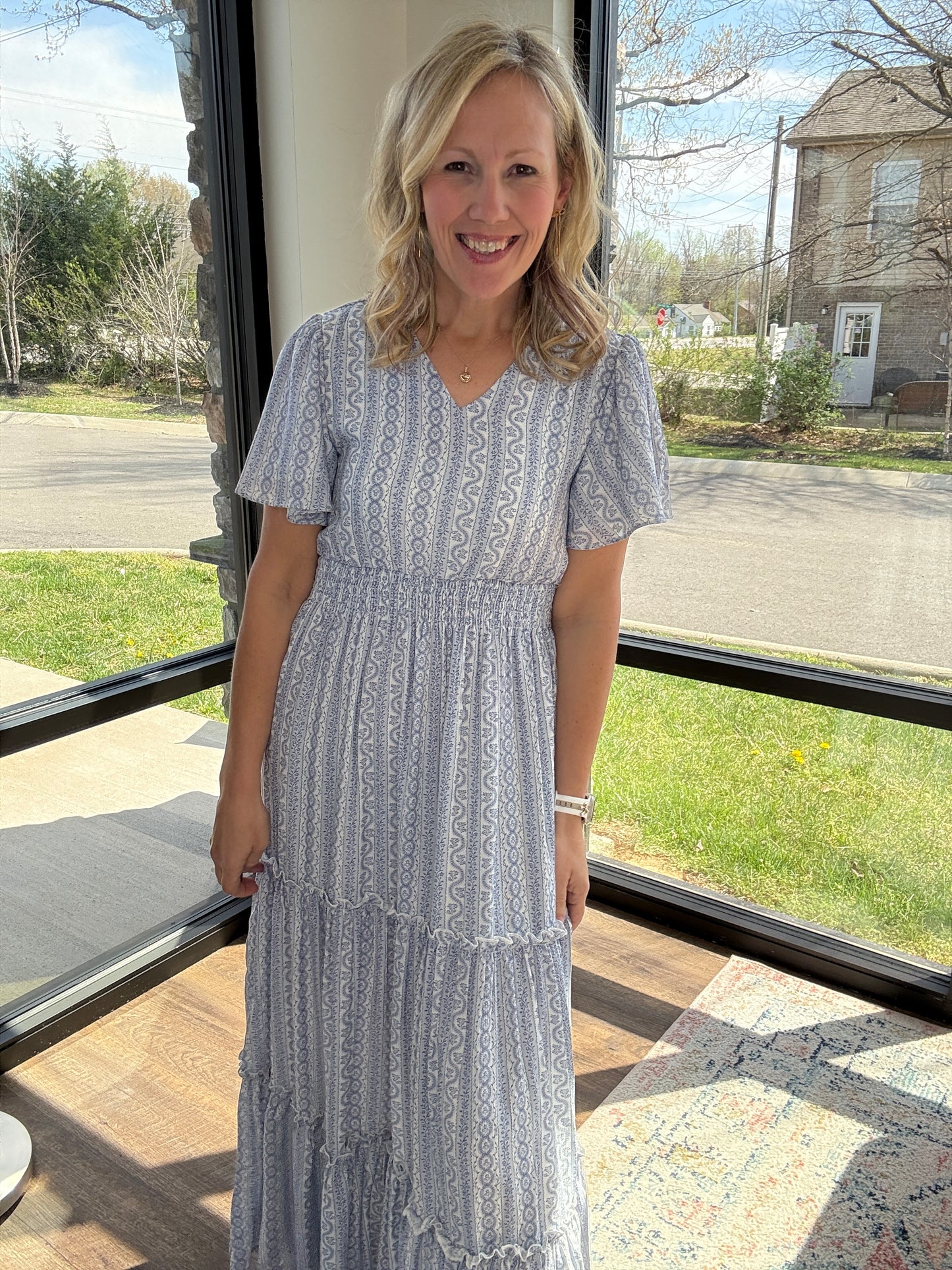 Porcelain Blue Dress