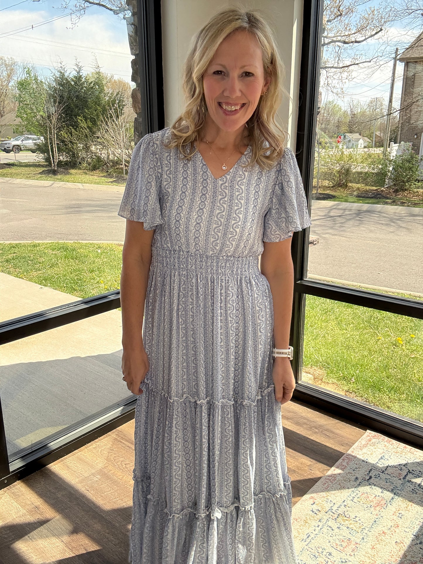 Porcelain Blue Dress