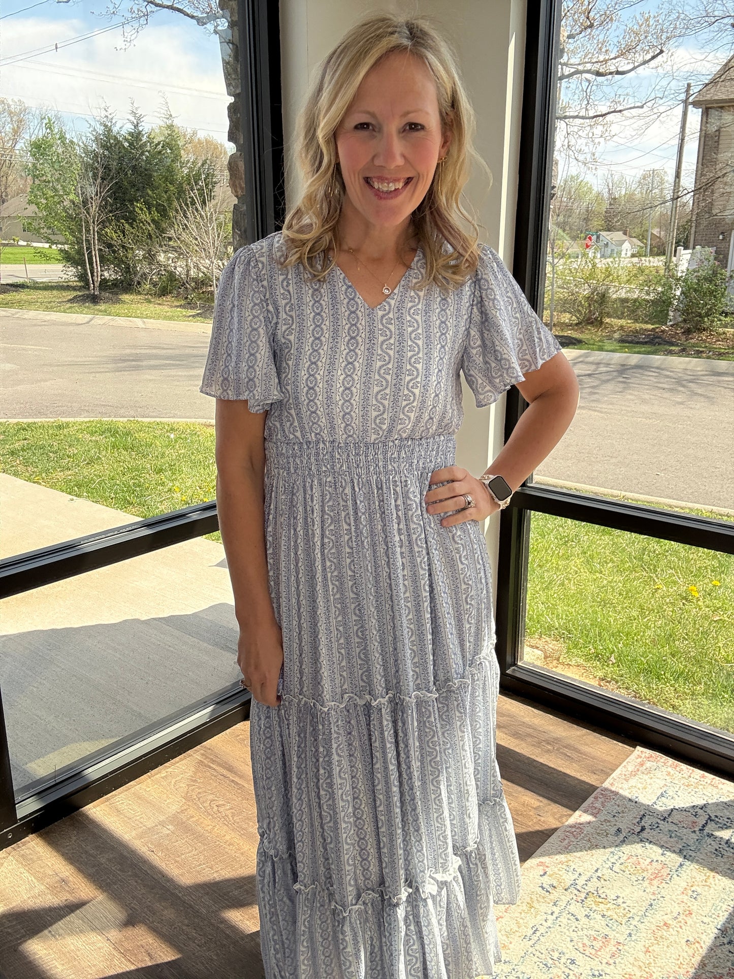 Porcelain Blue Dress