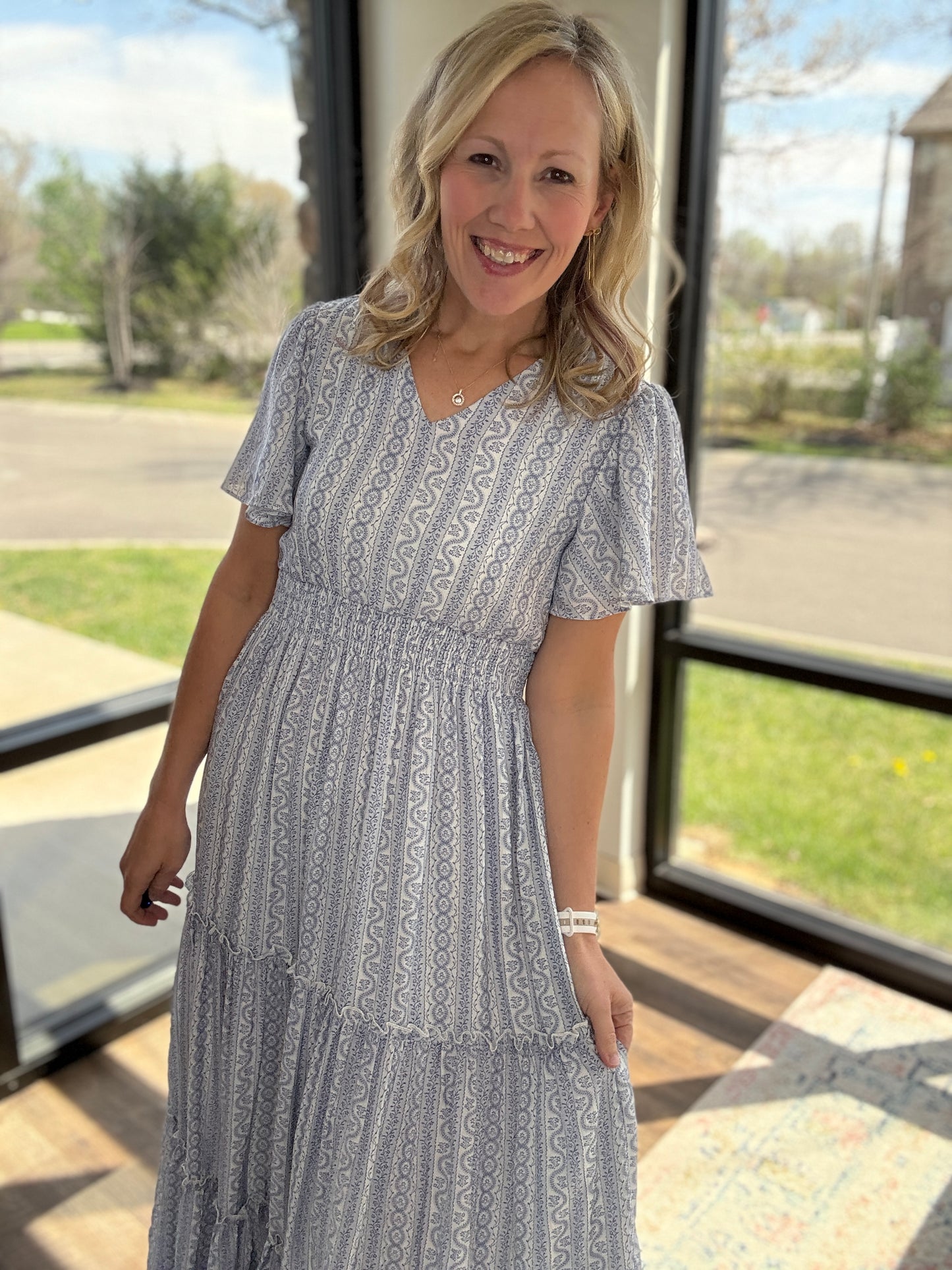 Porcelain Blue Dress