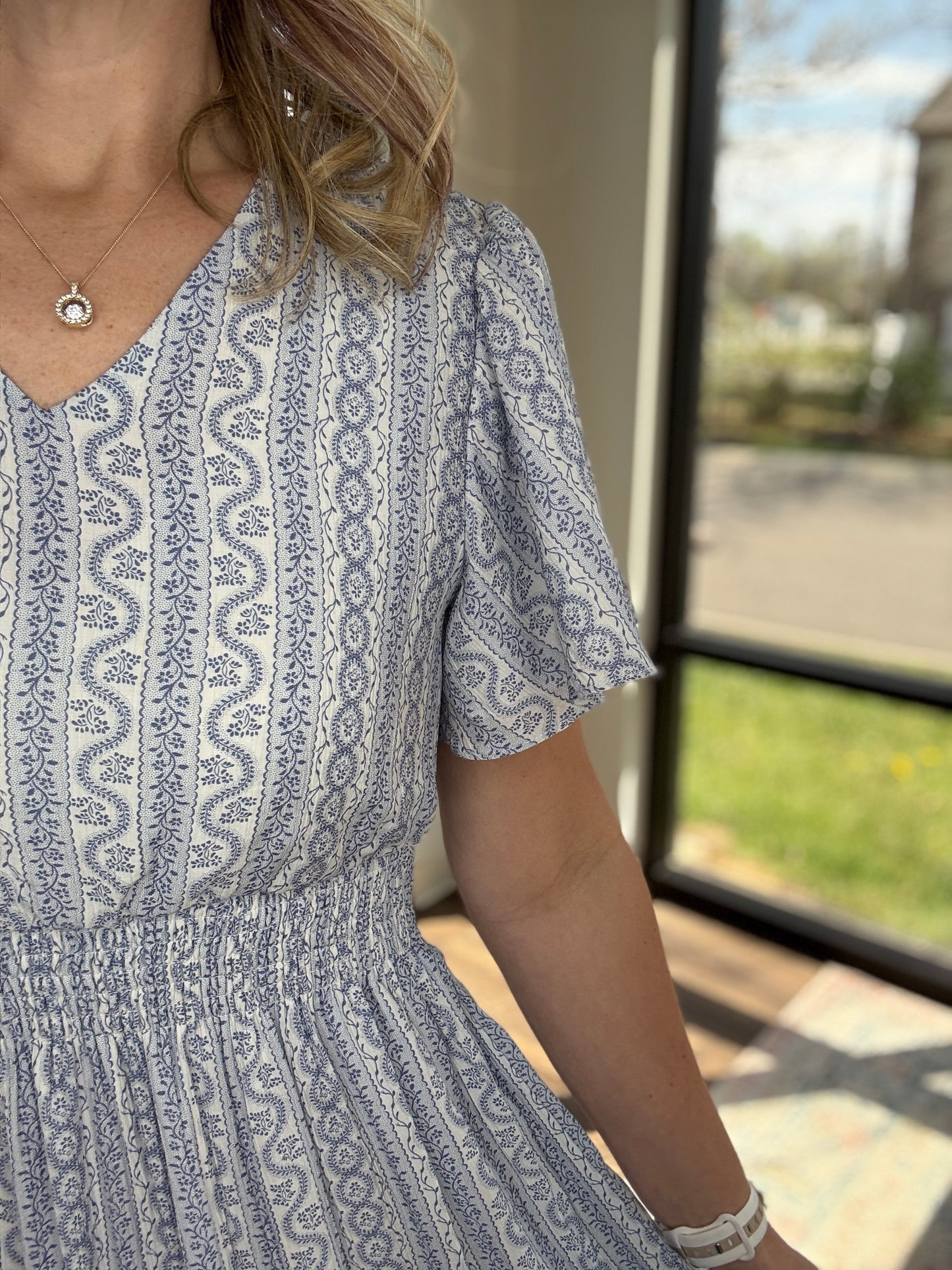 Porcelain Blue Dress