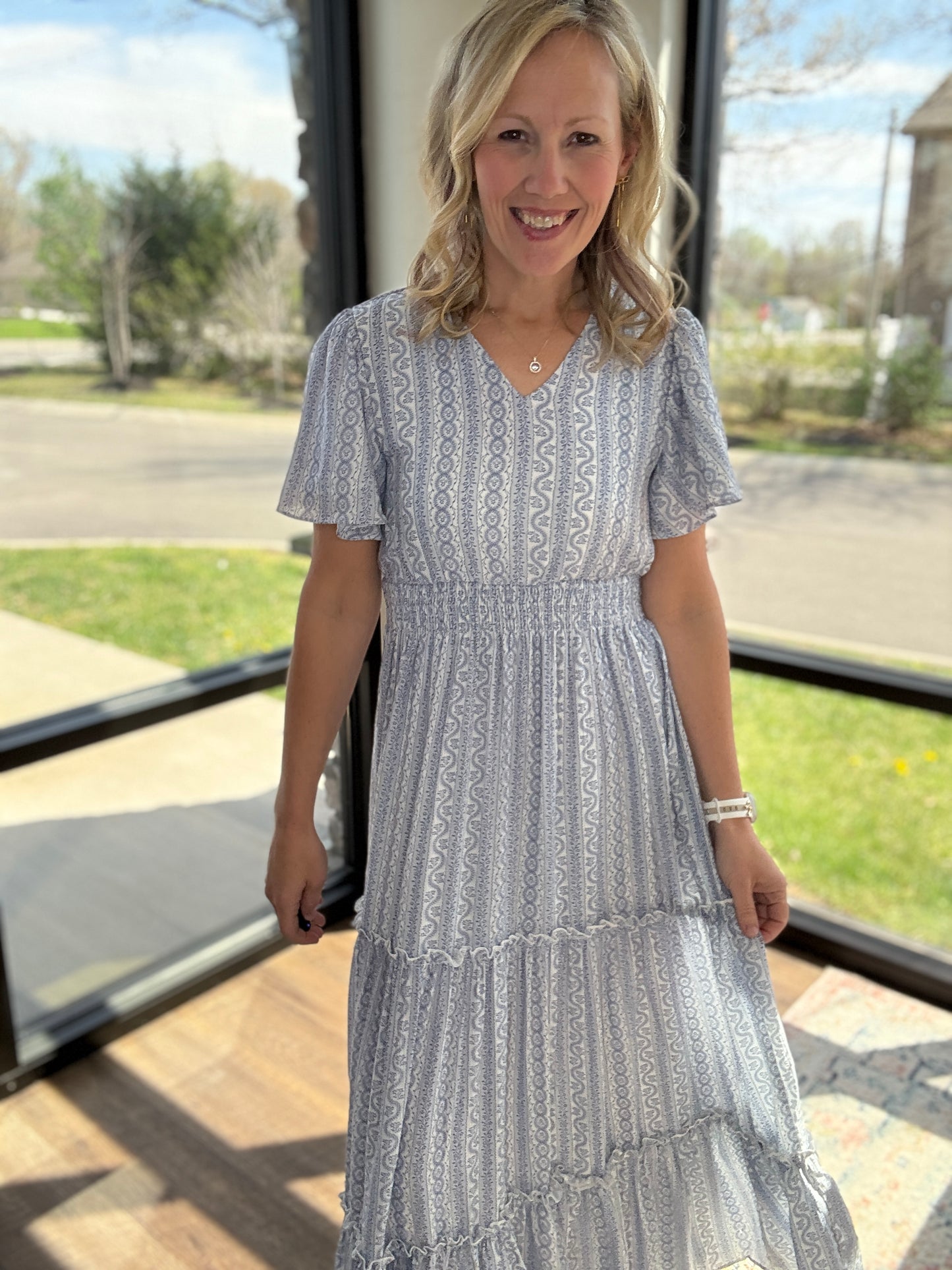 Porcelain Blue Dress