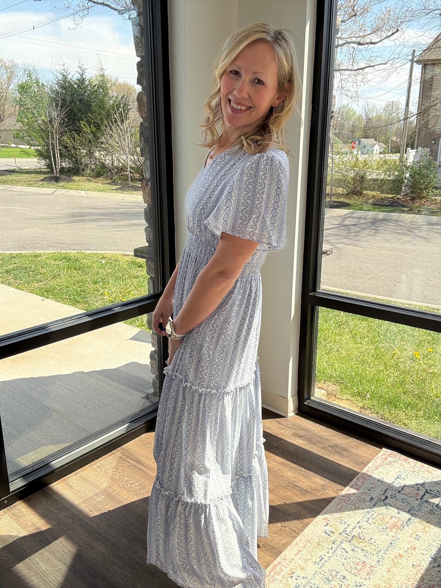 Porcelain Blue Dress