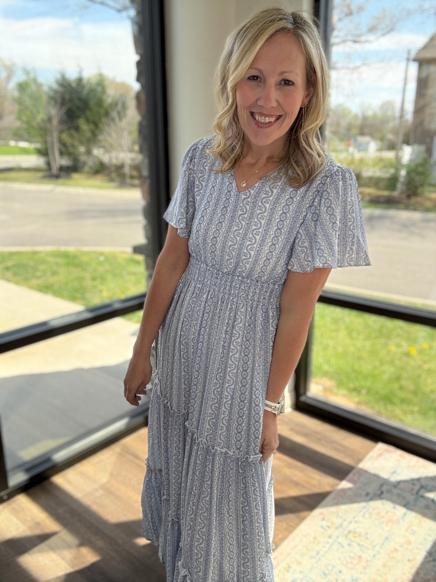 Porcelain Blue Dress