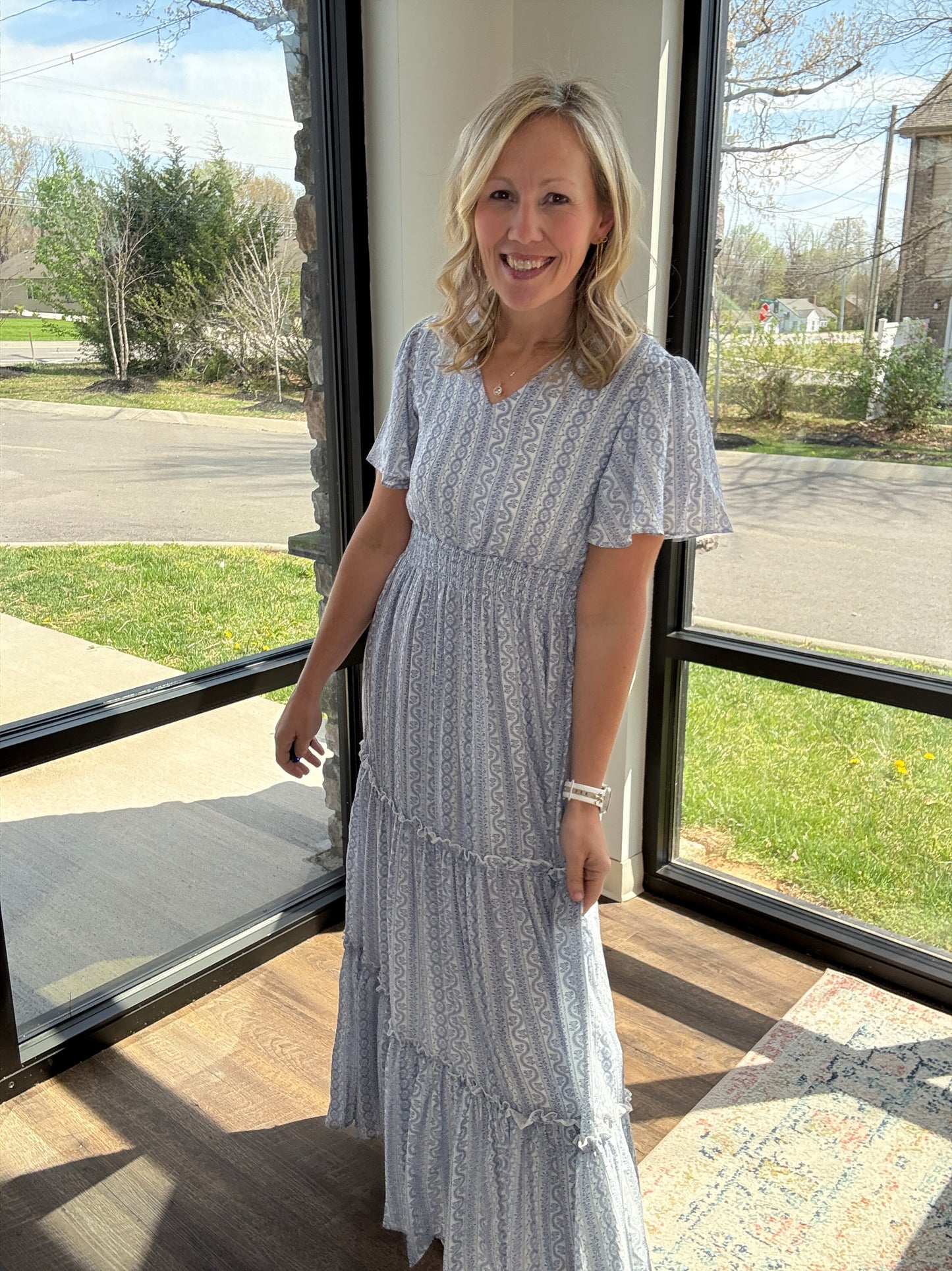 Porcelain Blue Dress