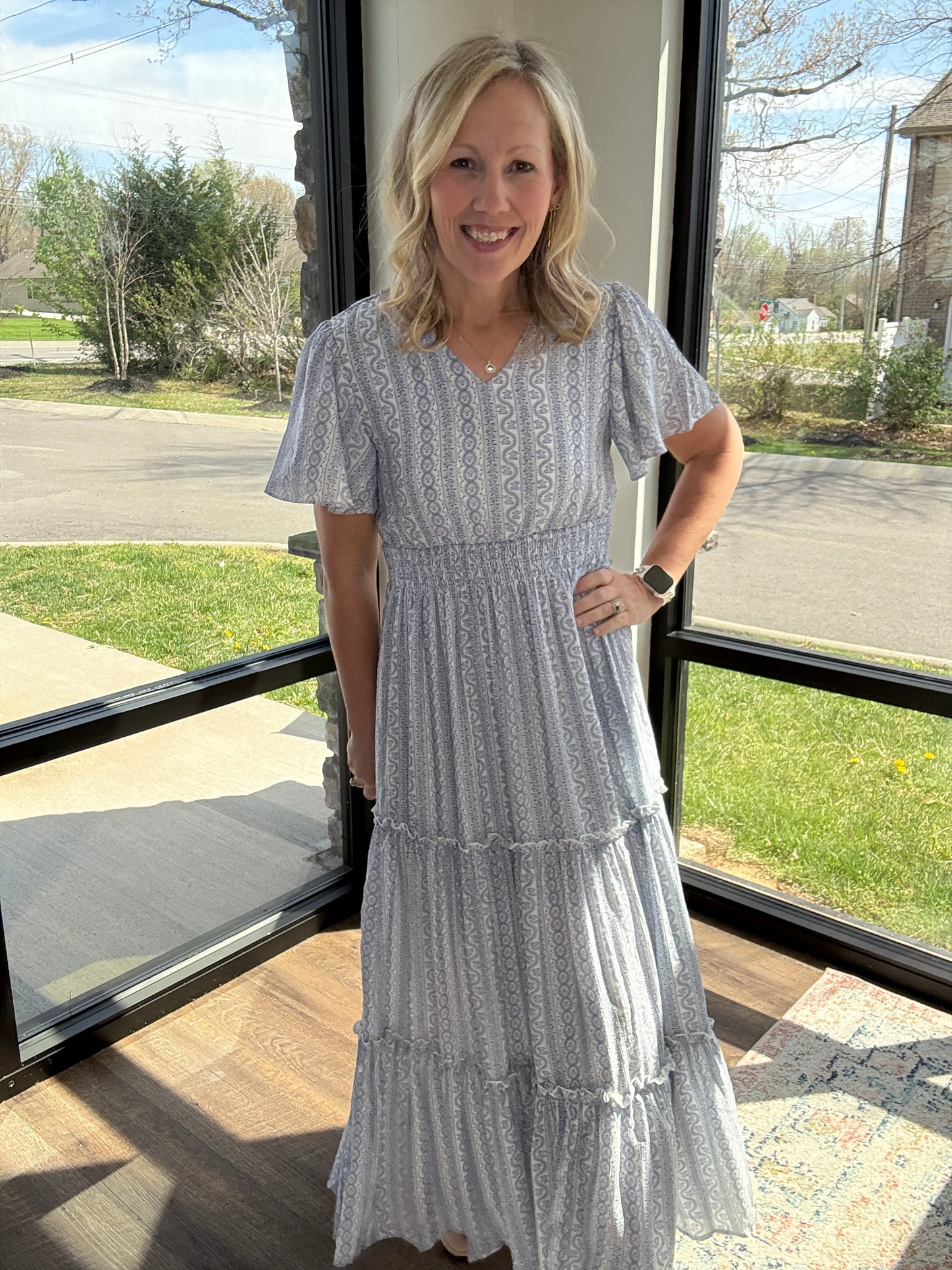 Porcelain Blue Dress