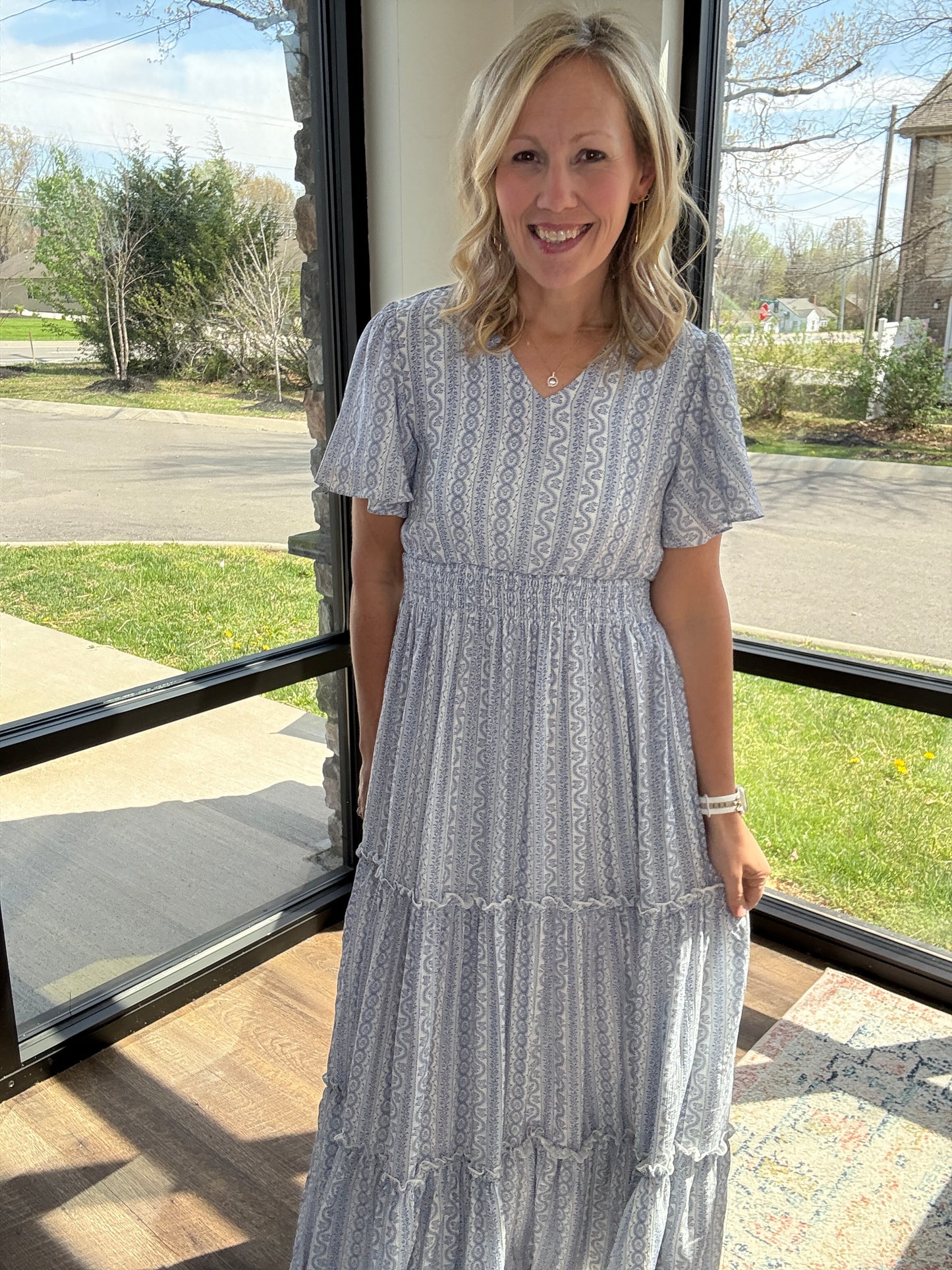 Porcelain Blue Dress