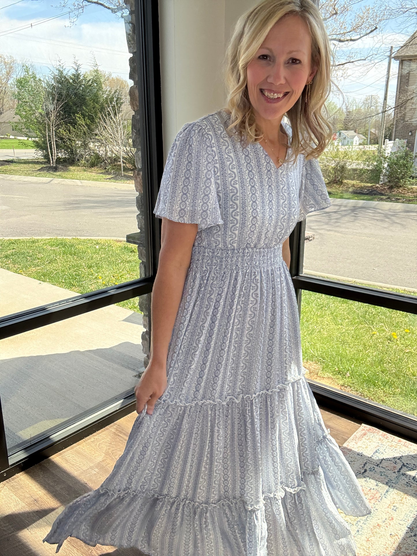 Porcelain Blue Dress