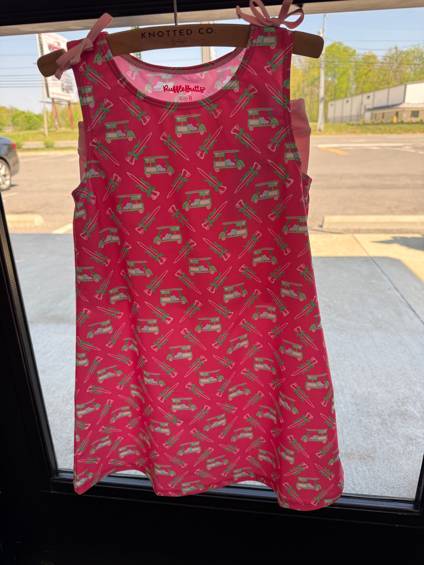 Golf Cart Cutie Bow Dress