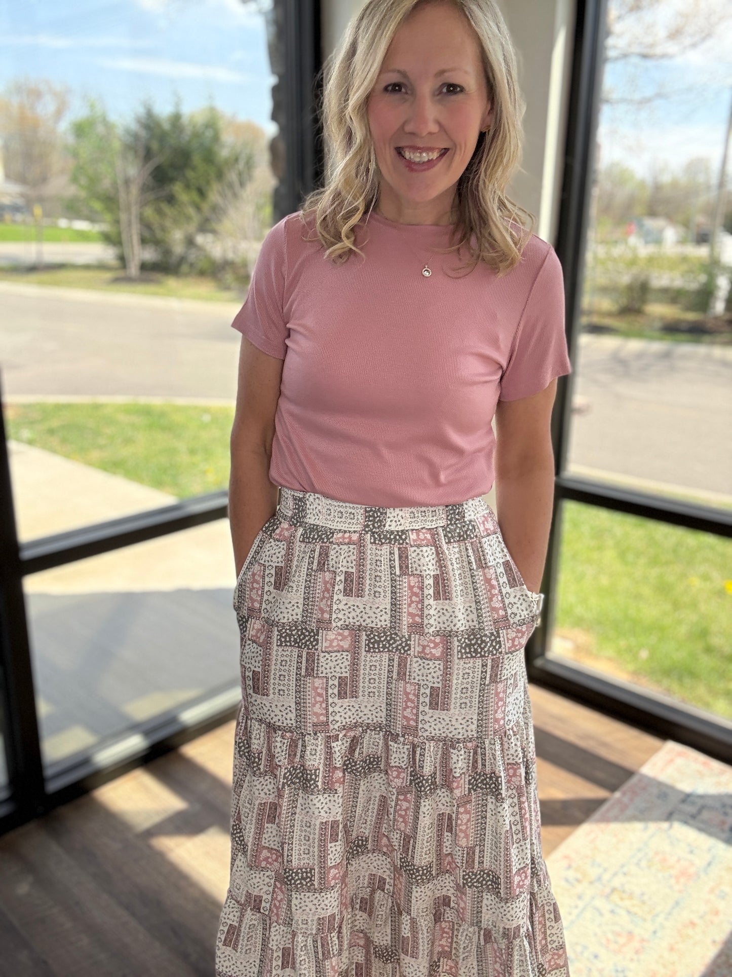 Boho Patchwork Skirt