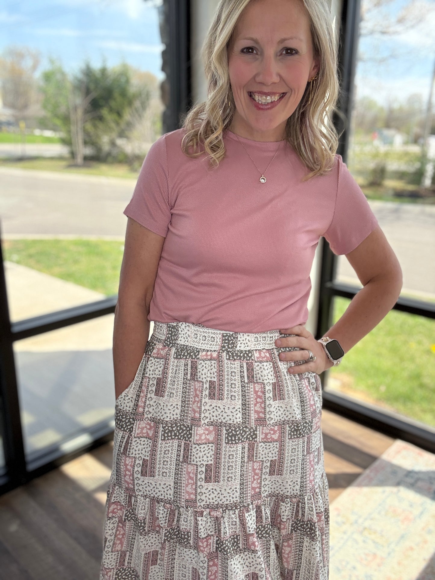 Boho Patchwork Skirt