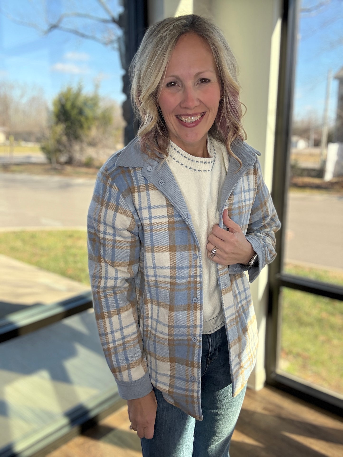 ❄️Blue Ridge Shacket