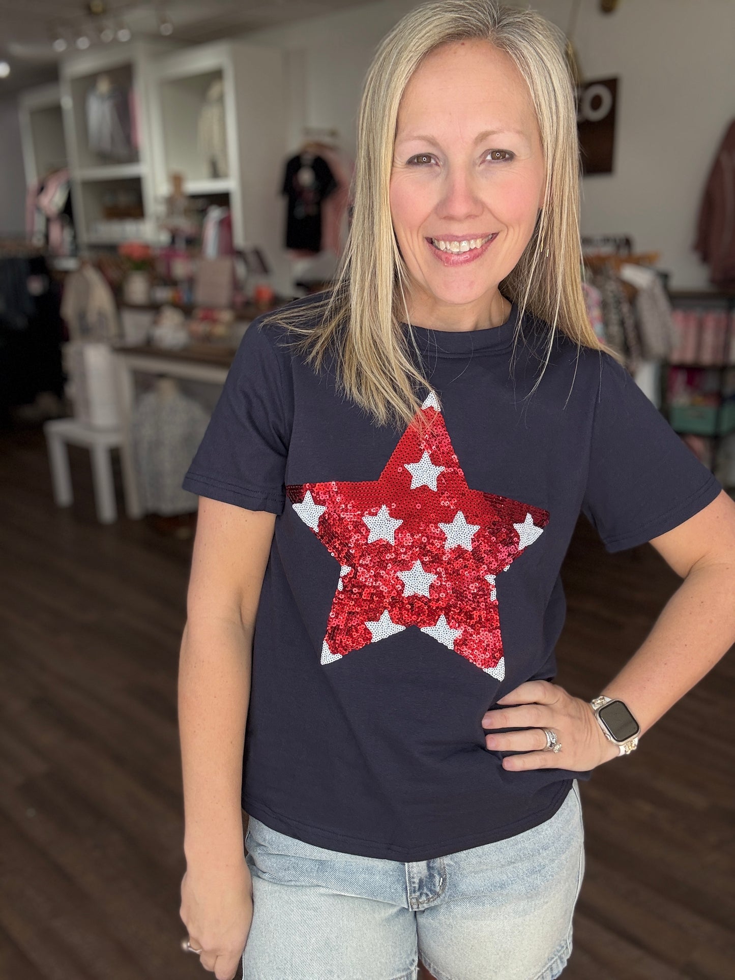 Stars And Sparklers Top