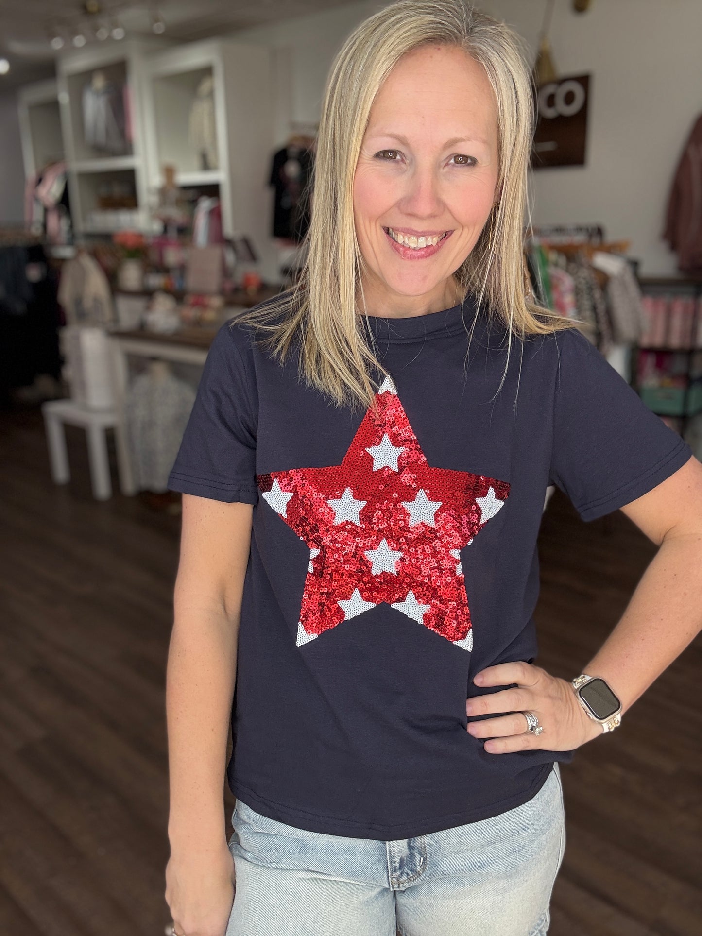 Stars And Sparklers Top