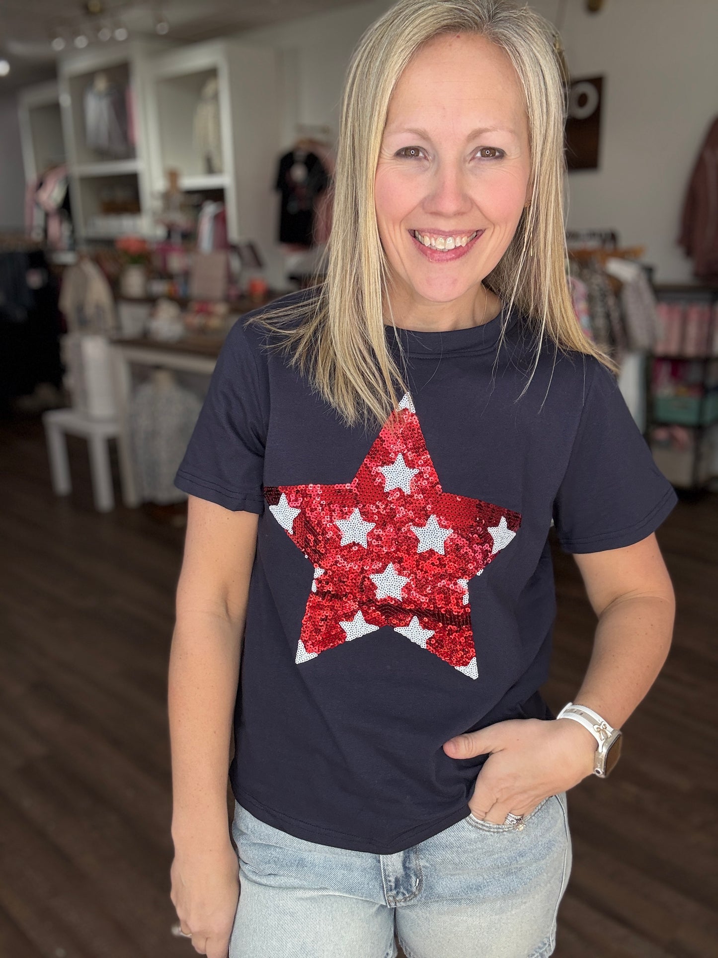 Stars And Sparklers Top