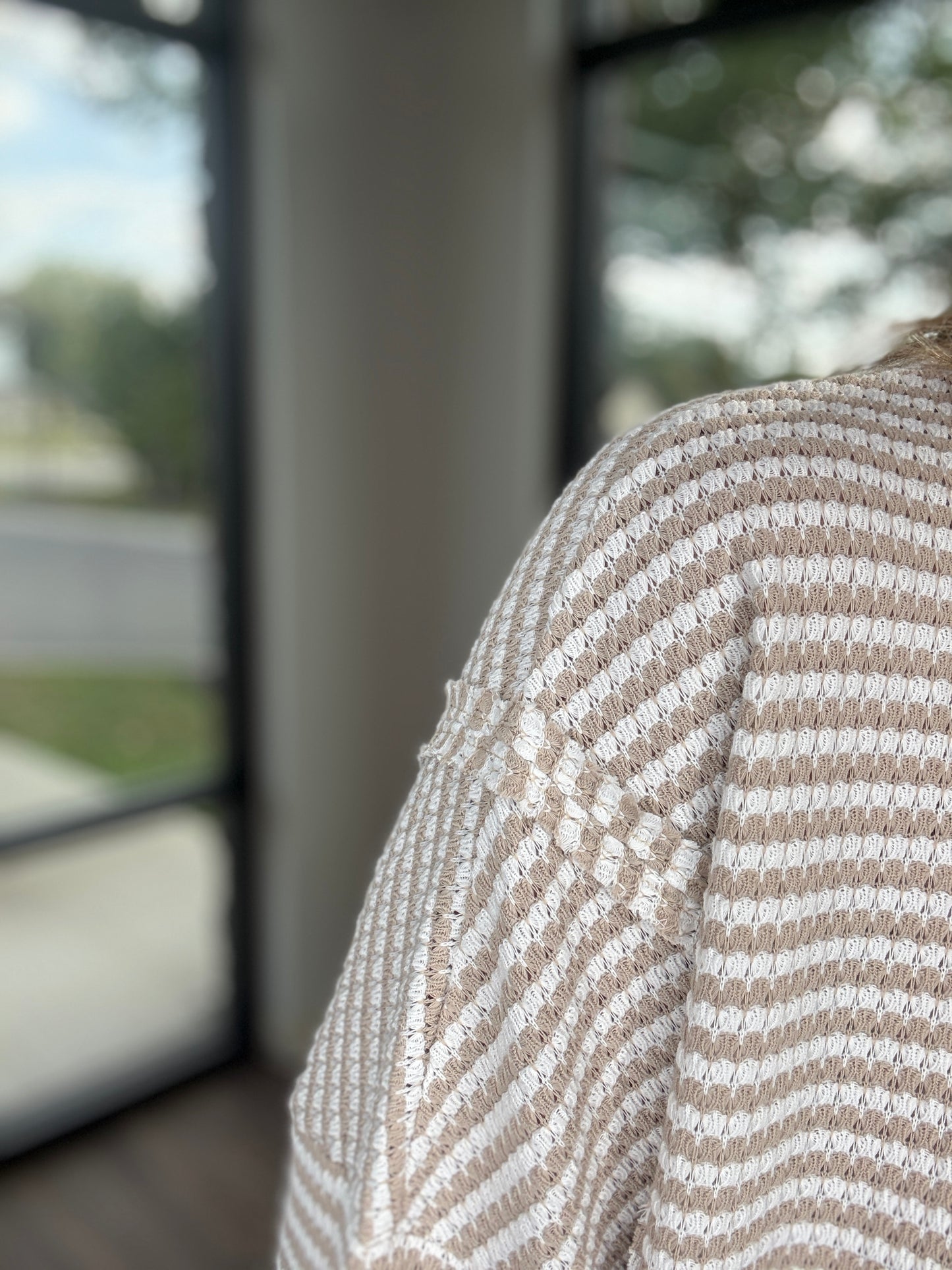 Cappuccino Striped Top