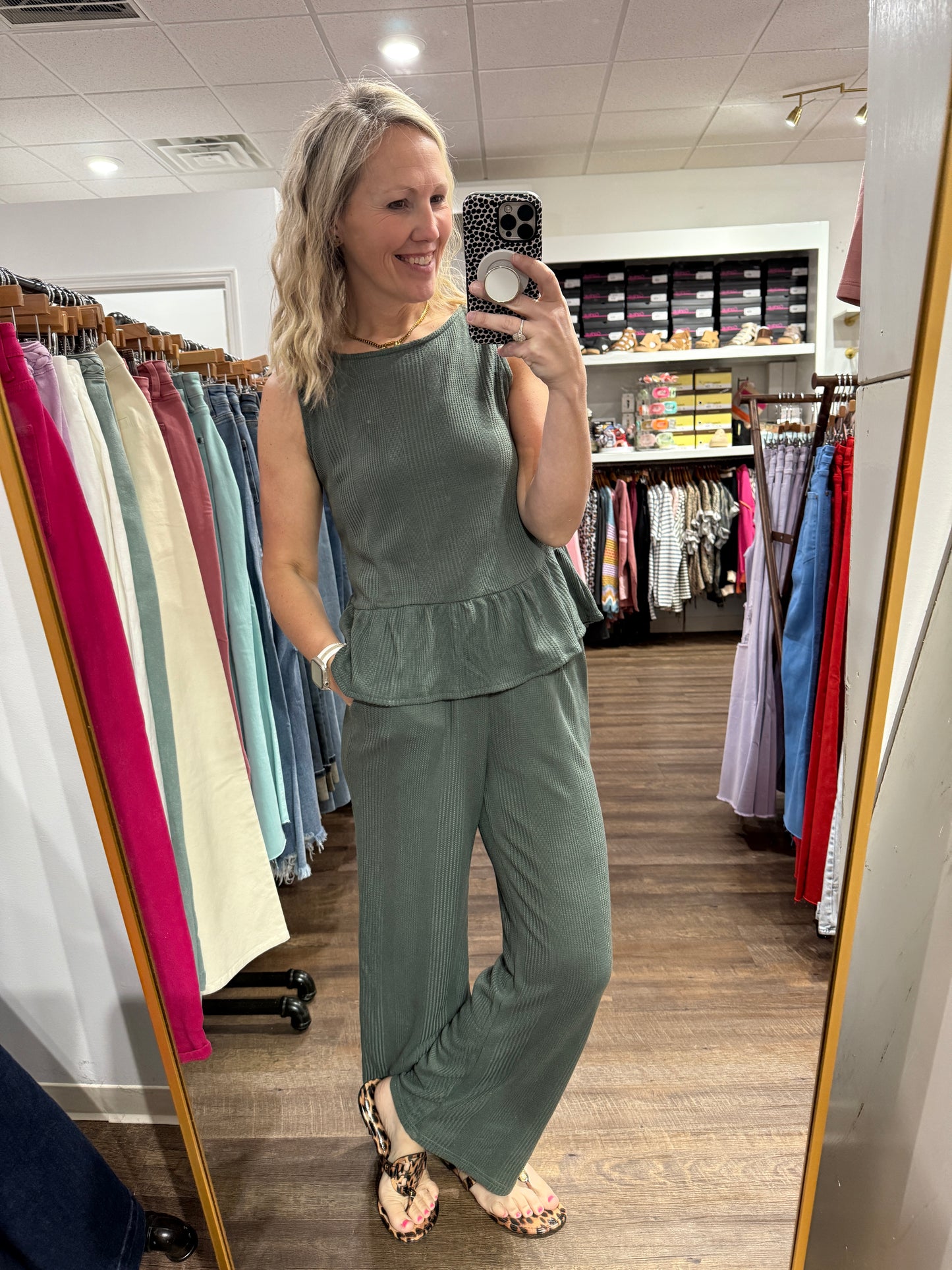 Love At First Set- Green