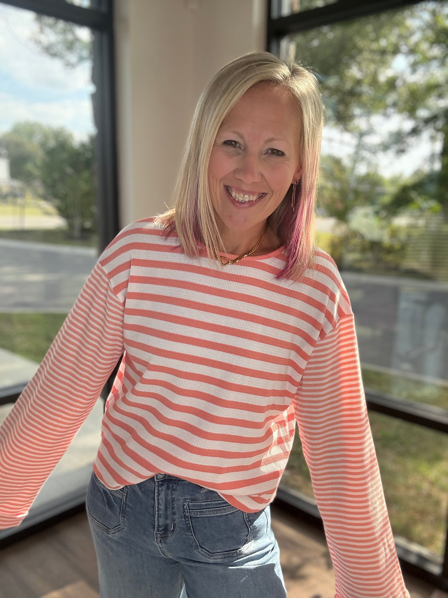 The Belle Striped Top