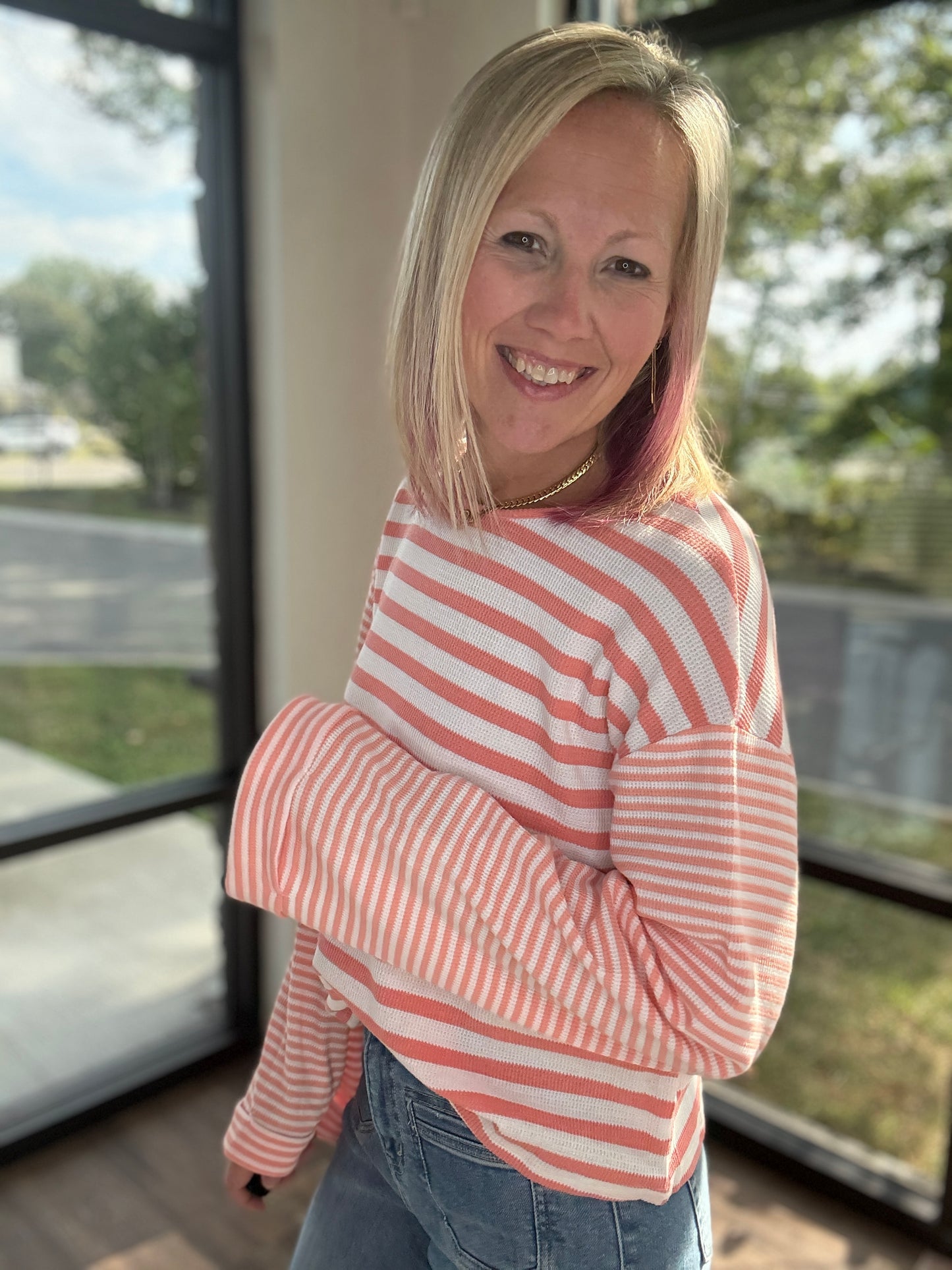 The Belle Striped Top