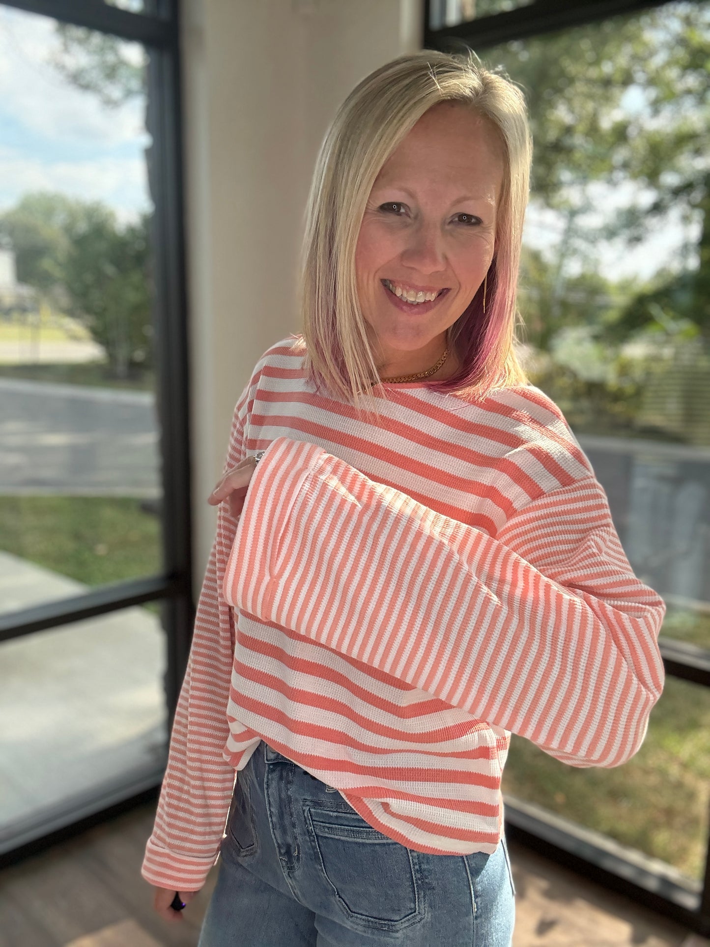 The Belle Striped Top