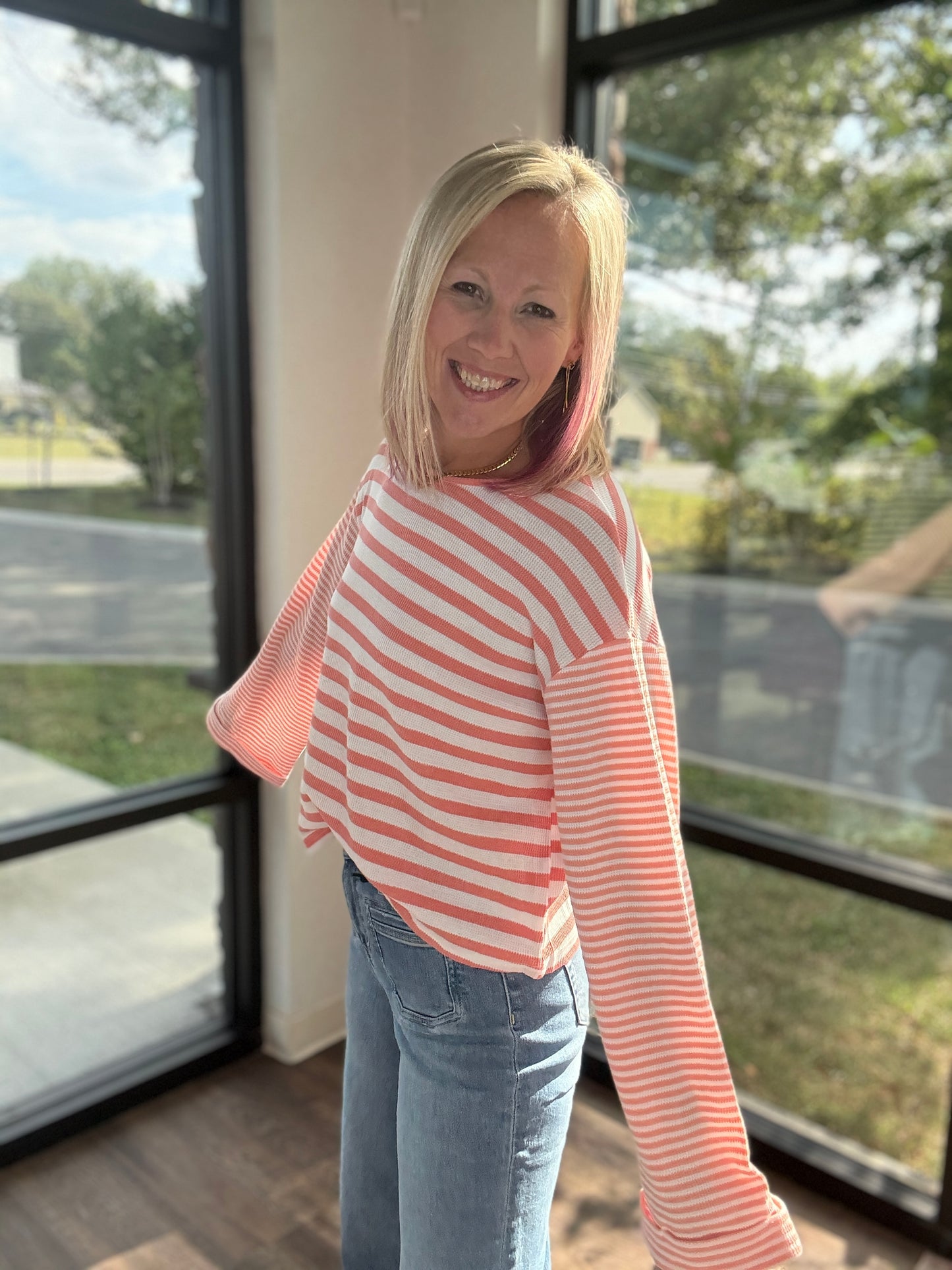 The Belle Striped Top