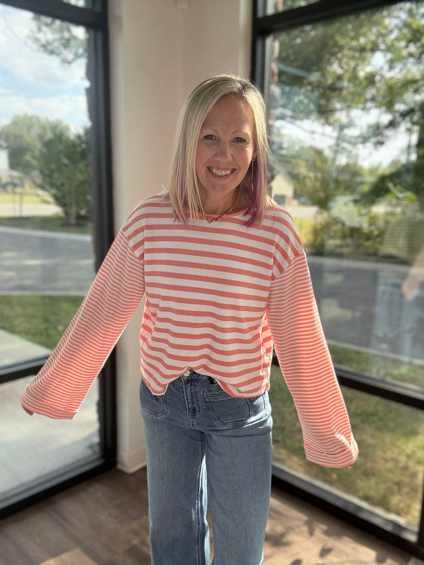 The Belle Striped Top