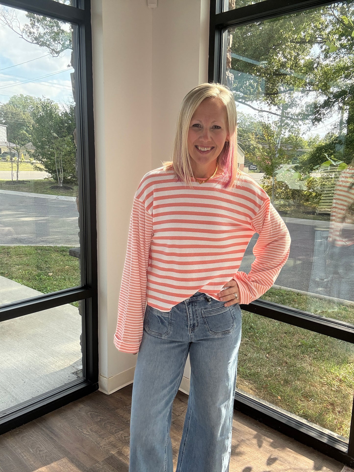 The Belle Striped Top