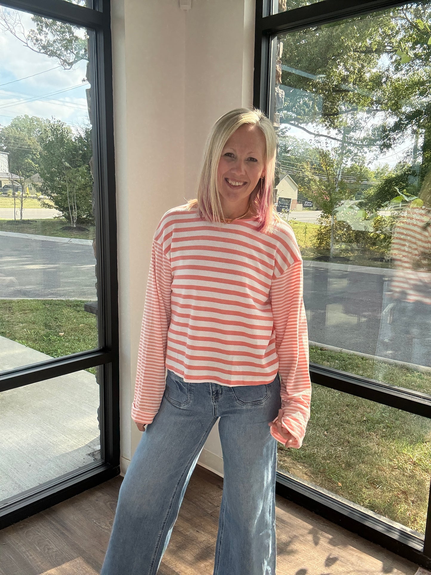 The Belle Striped Top