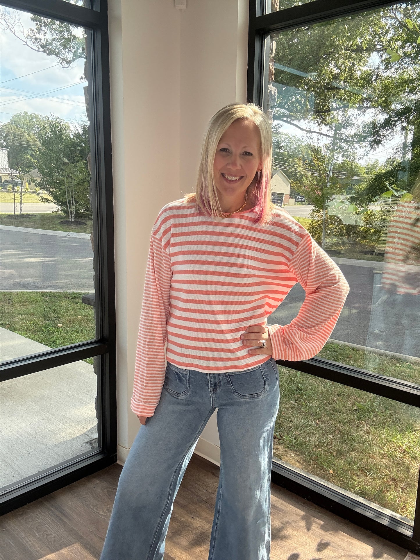 The Belle Striped Top