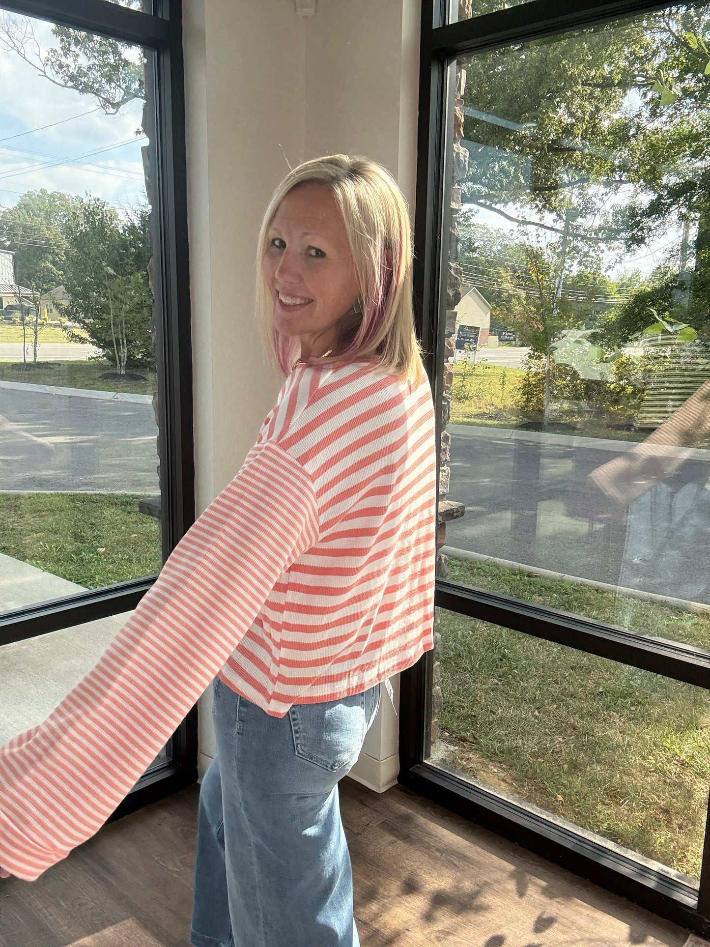 The Belle Striped Top