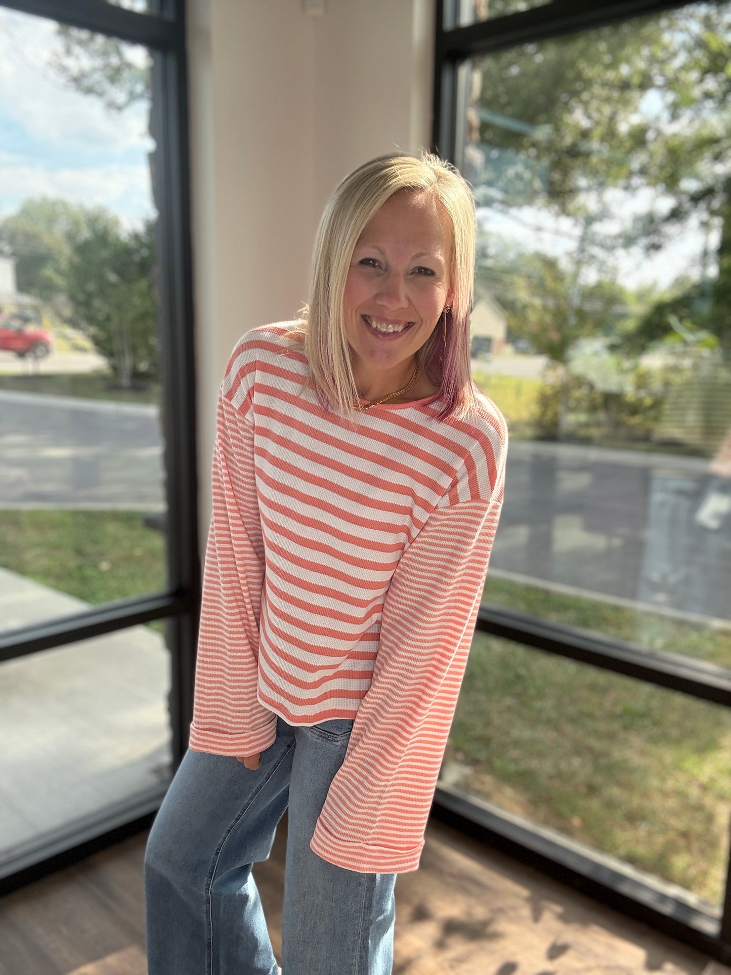 The Belle Striped Top
