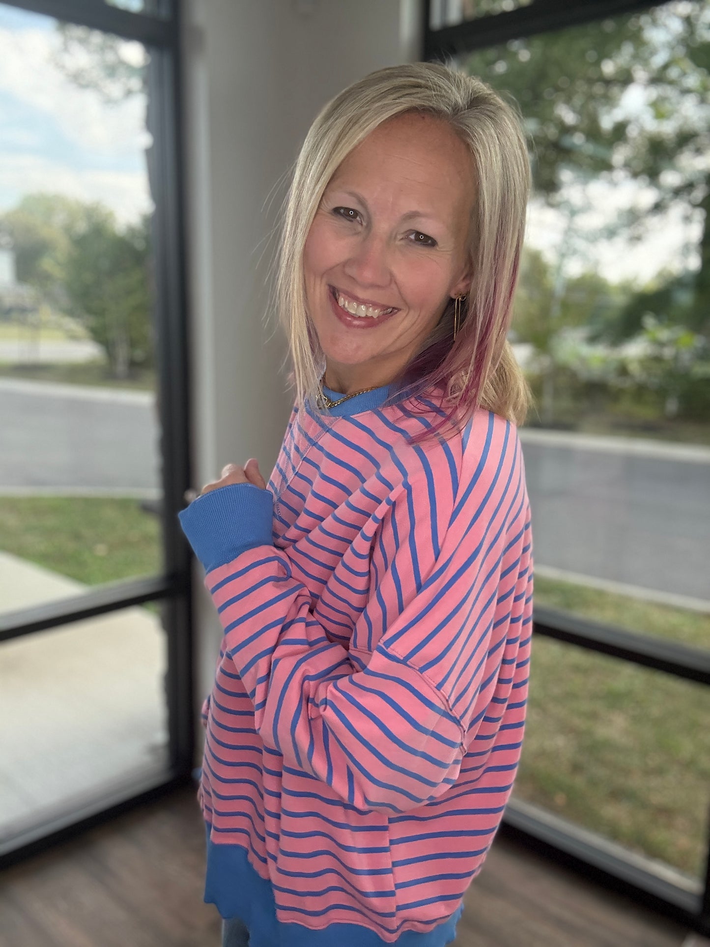Chill Stripe Sweatshirt