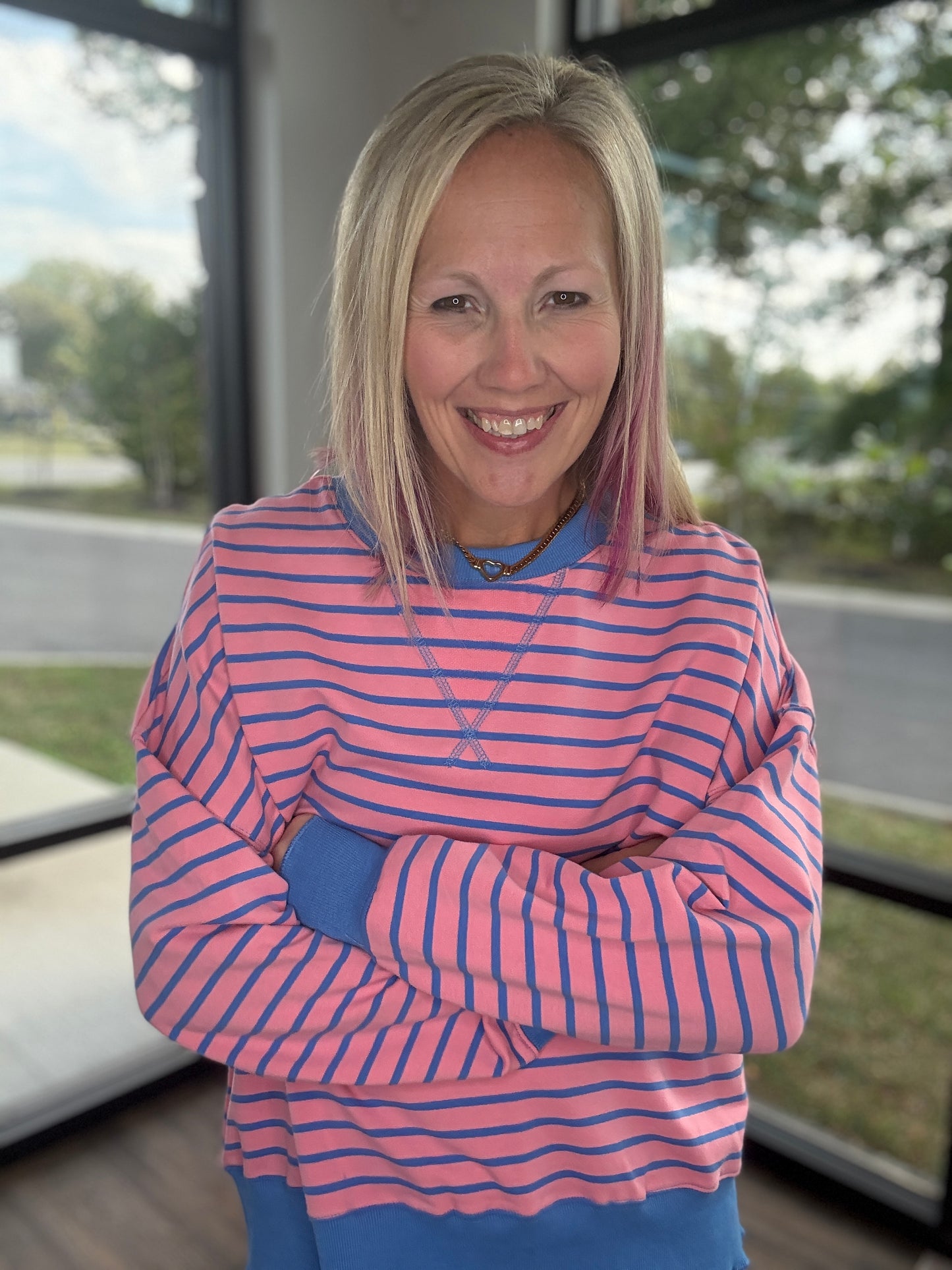 Chill Stripe Sweatshirt