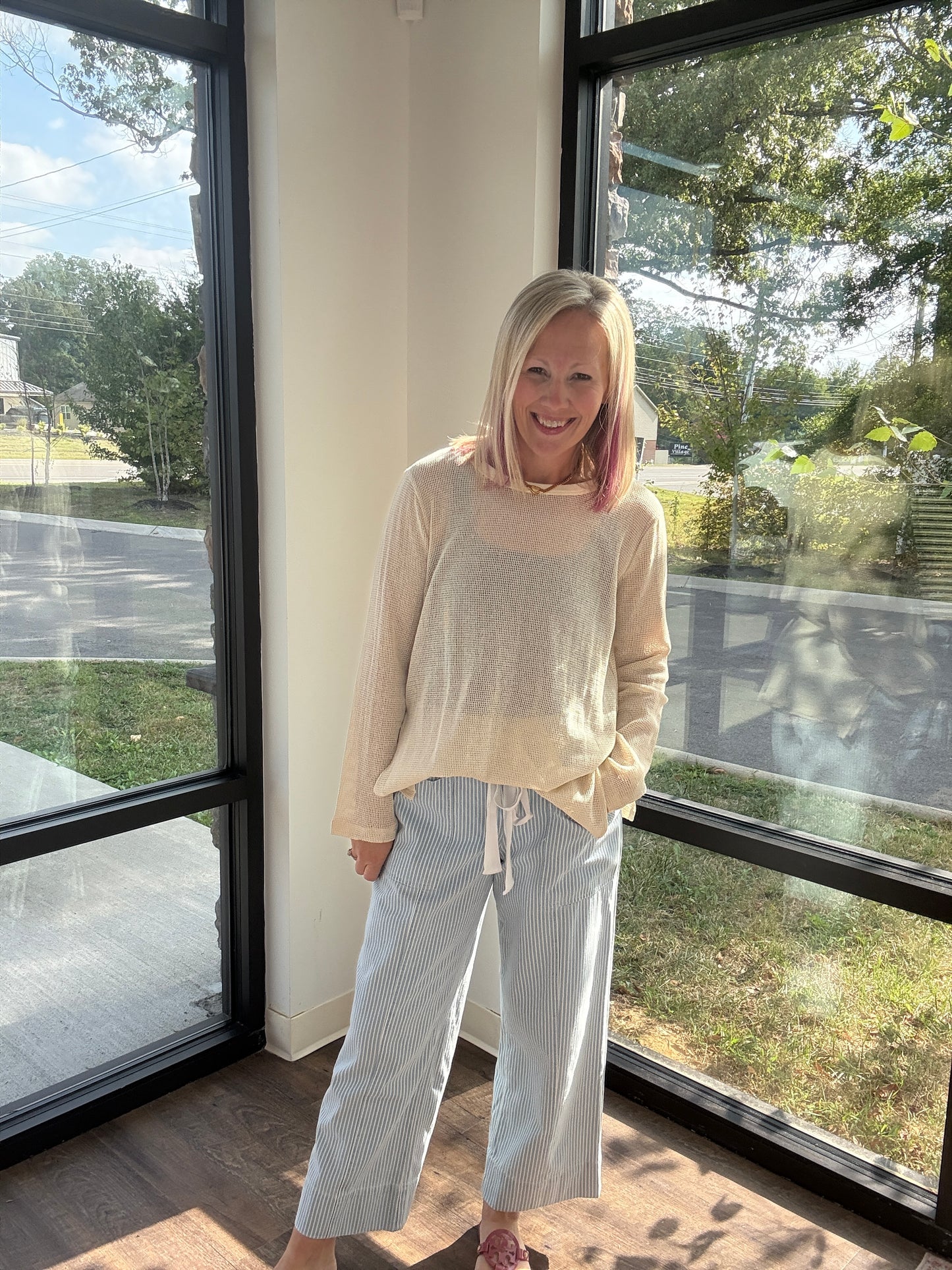 Weekender Stripe Pant