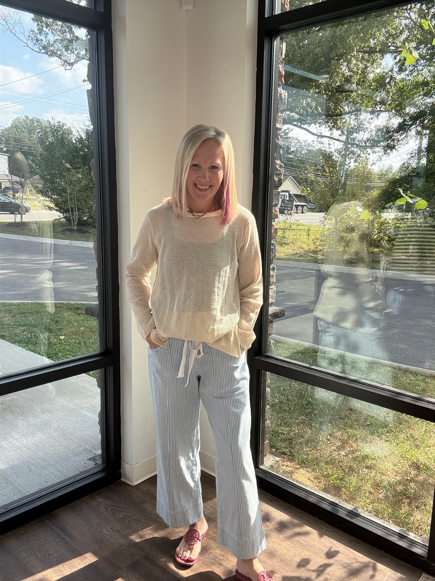 Weekender Stripe Pant