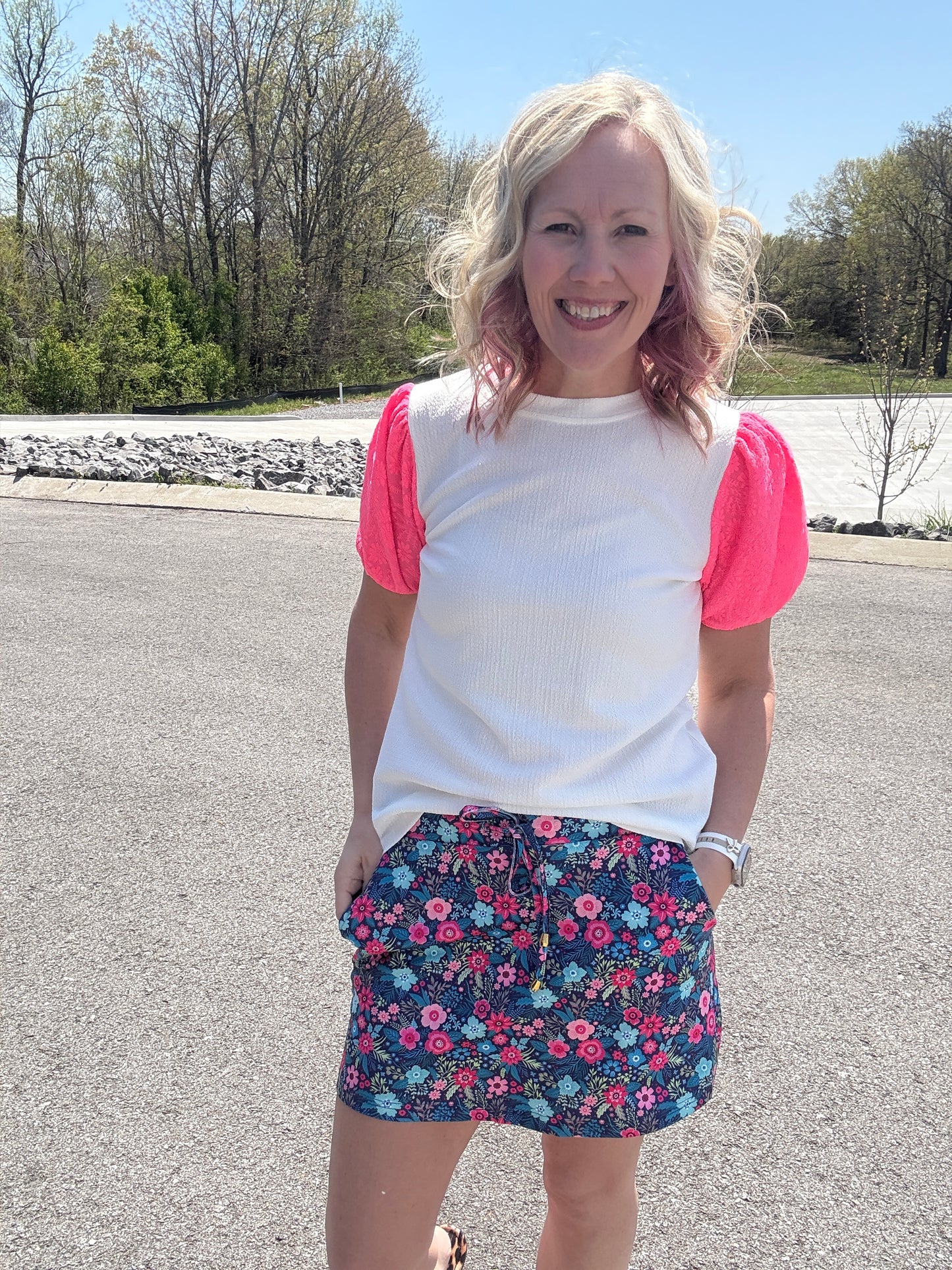 Courtland Textured Top