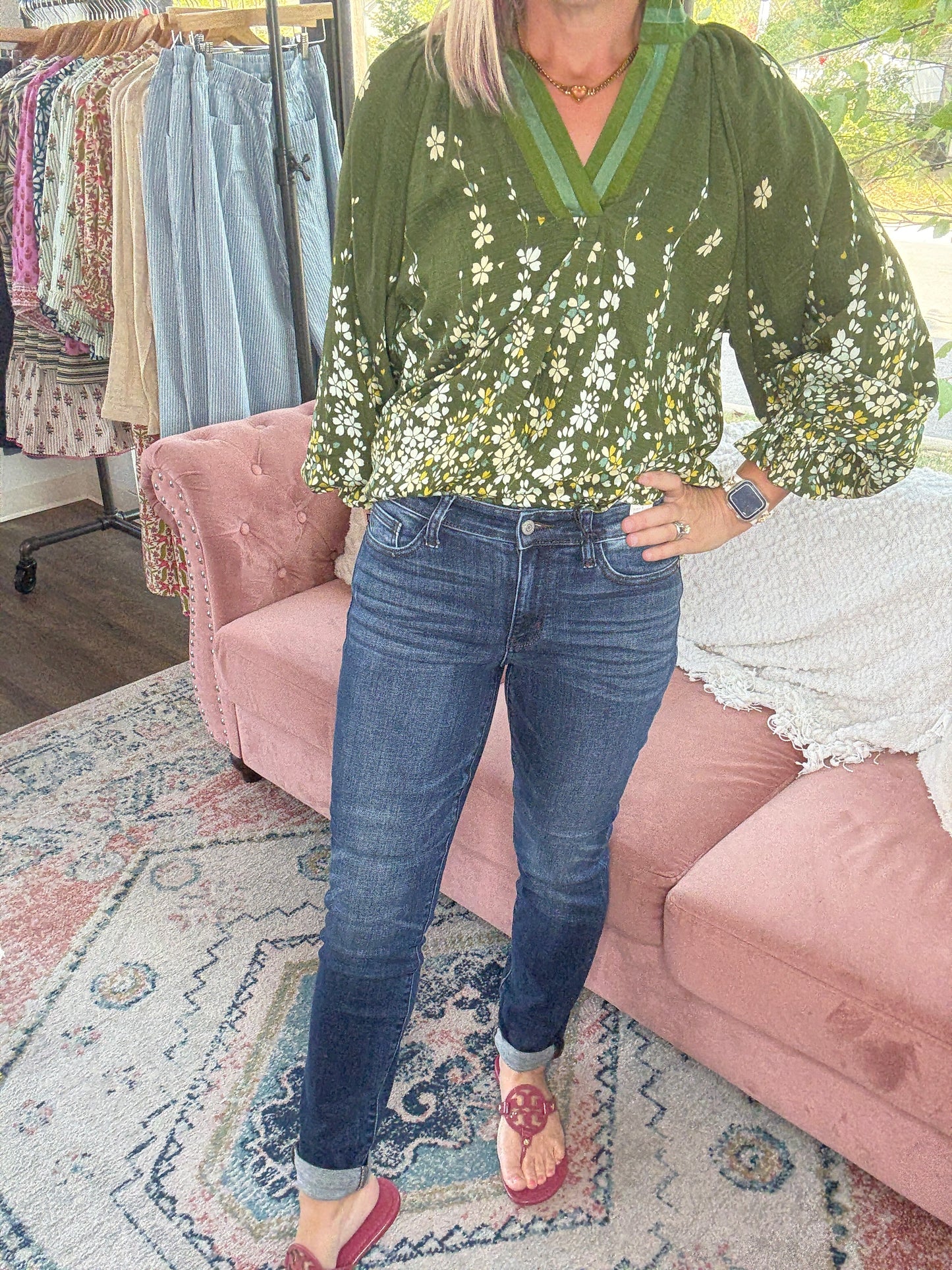 Dark & Daring Slim Cuff Jeans