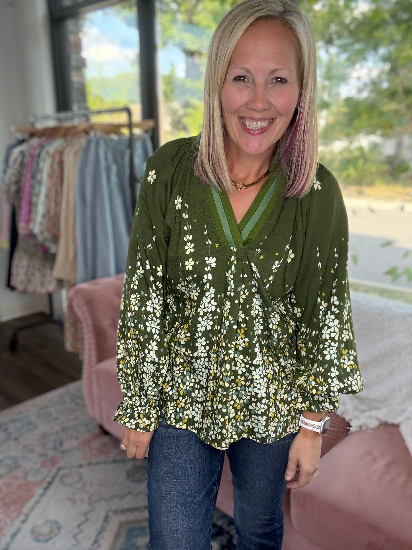 Meadow Muse Top- Olive