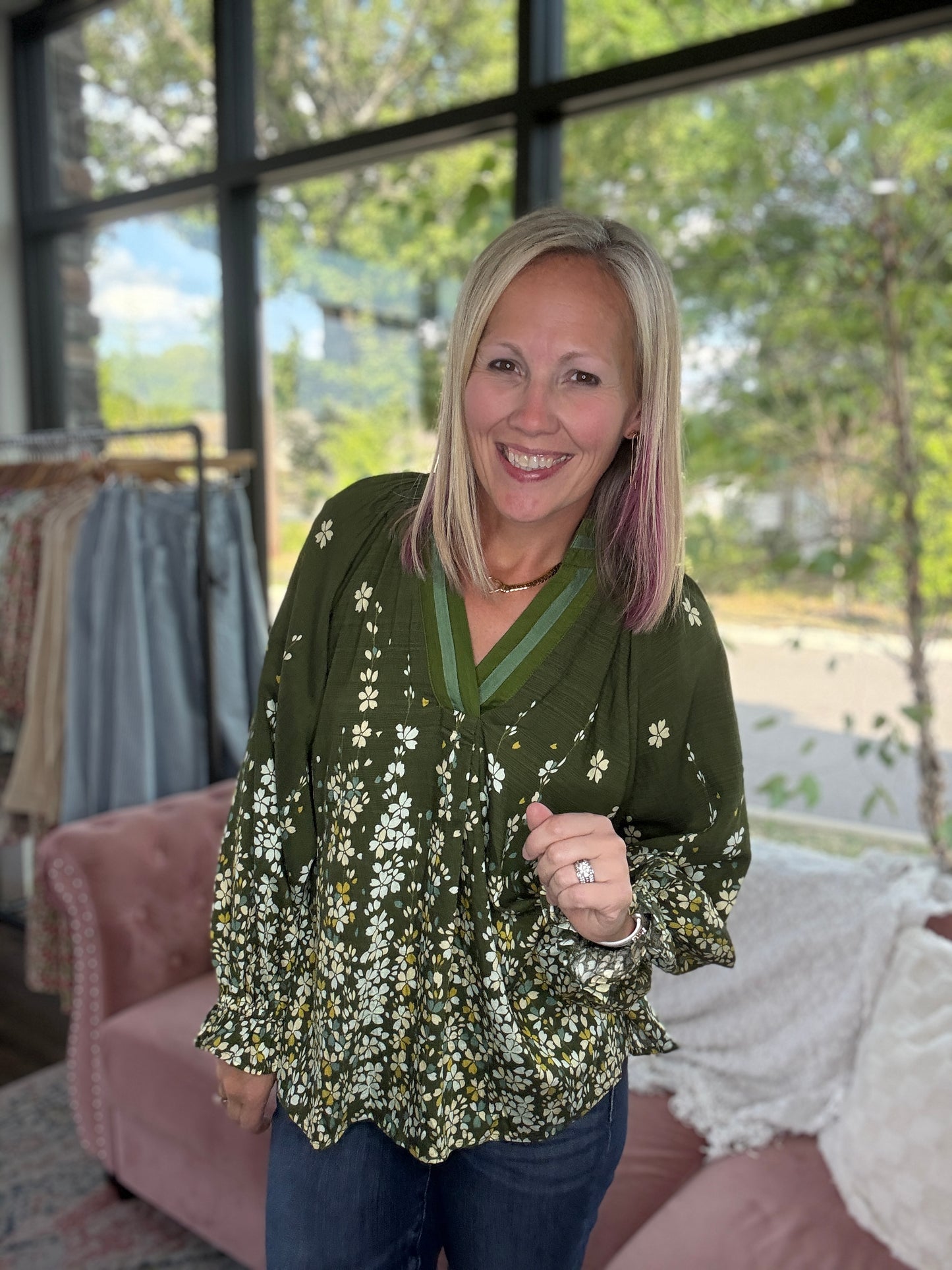 Meadow Muse Top- Olive