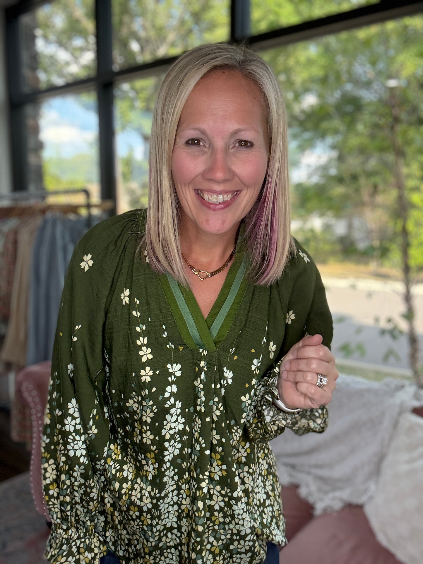 Meadow Muse Top- Olive