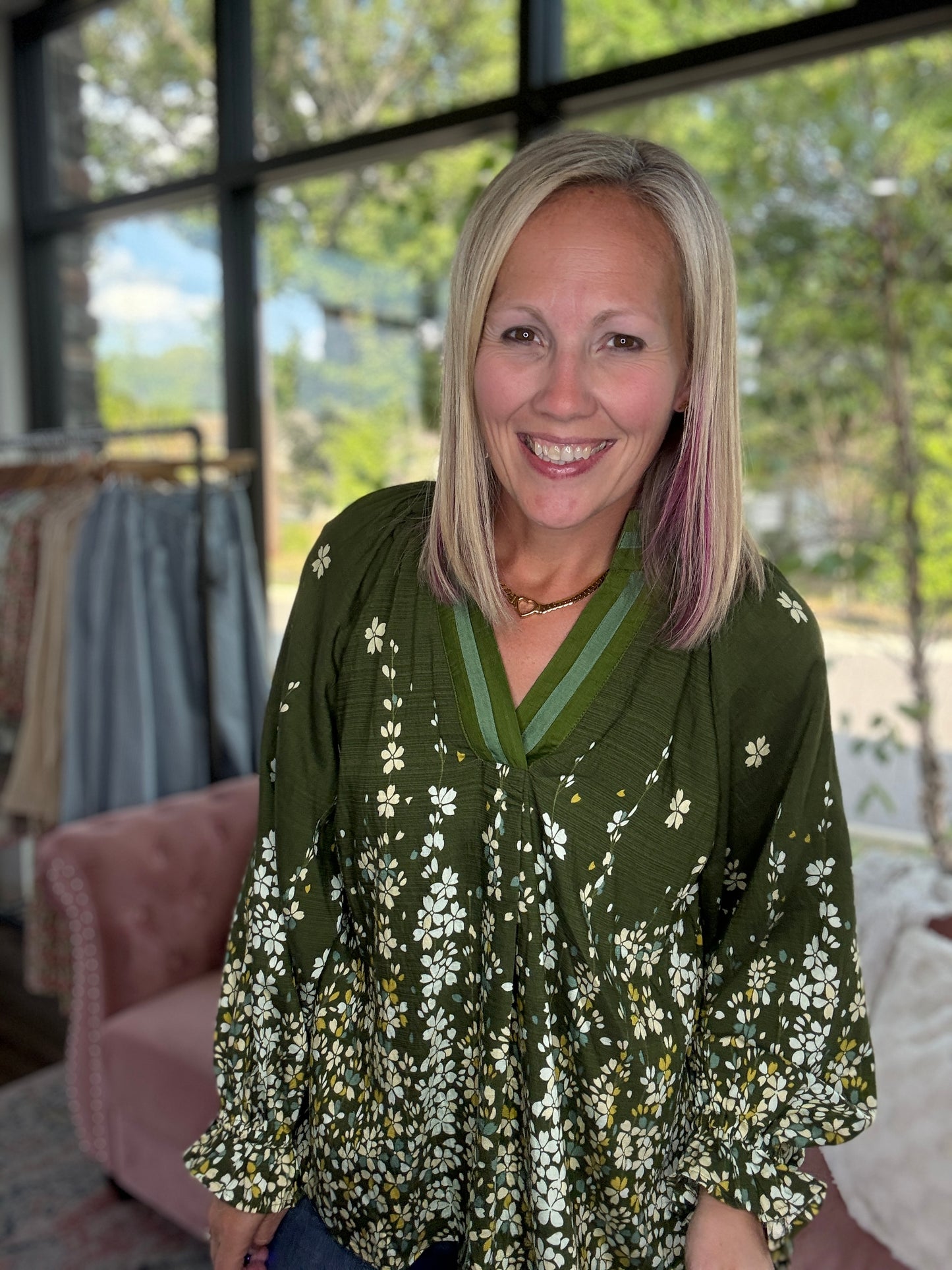 Meadow Muse Top- Olive