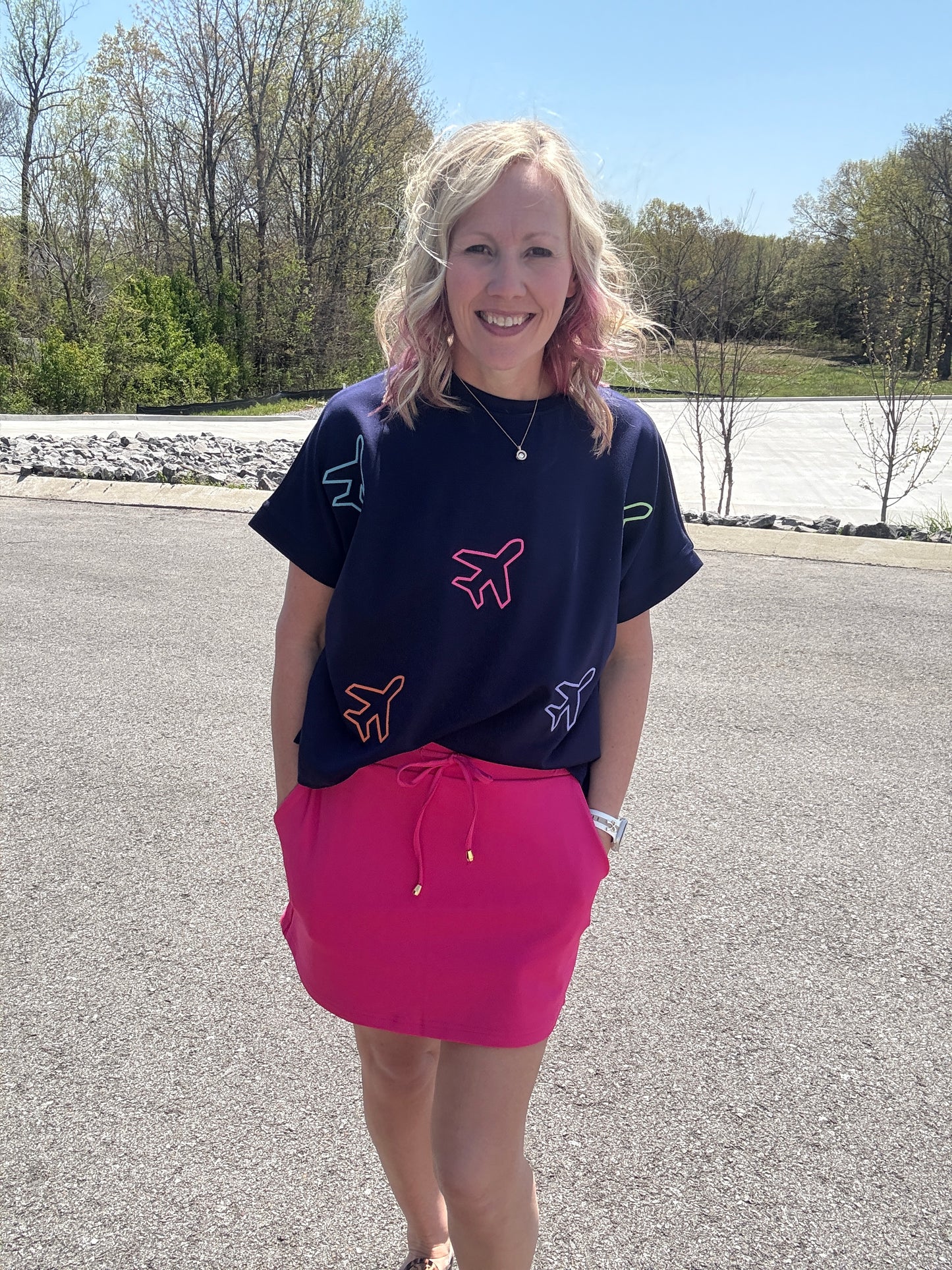 Pink Skort