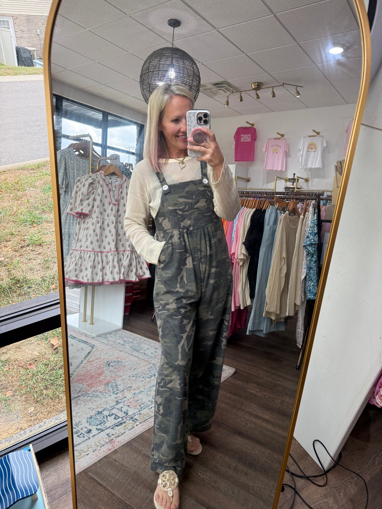 Camo Cozy Overalls