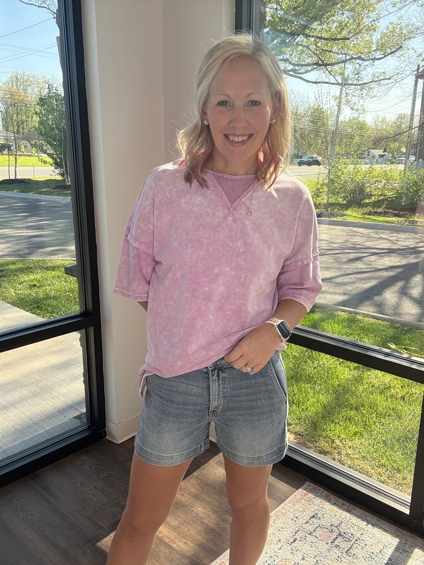 Off-Duty Tee- Purple